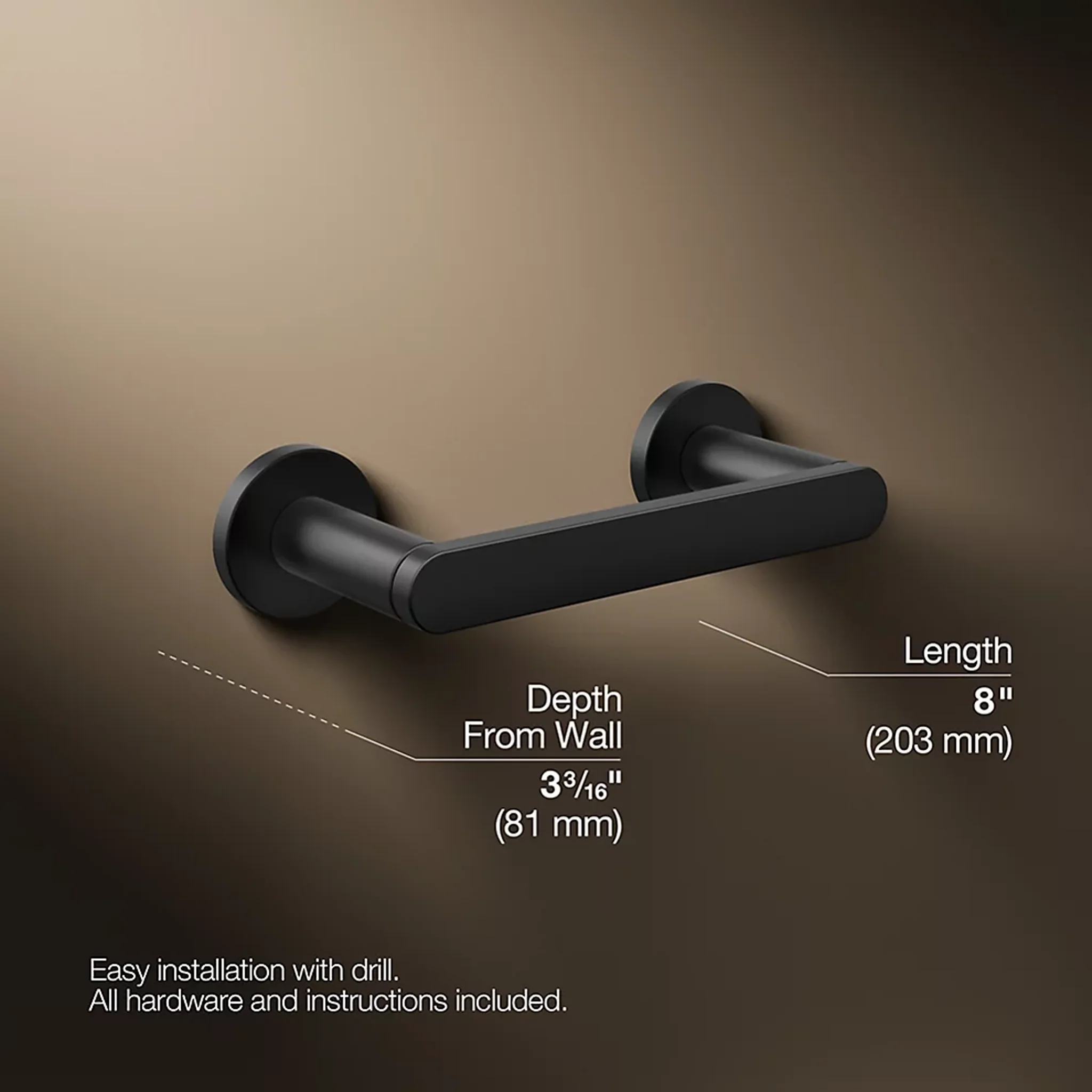 COMPOSED® PIVOTING TOILET PAPER HOLDER - Image 5