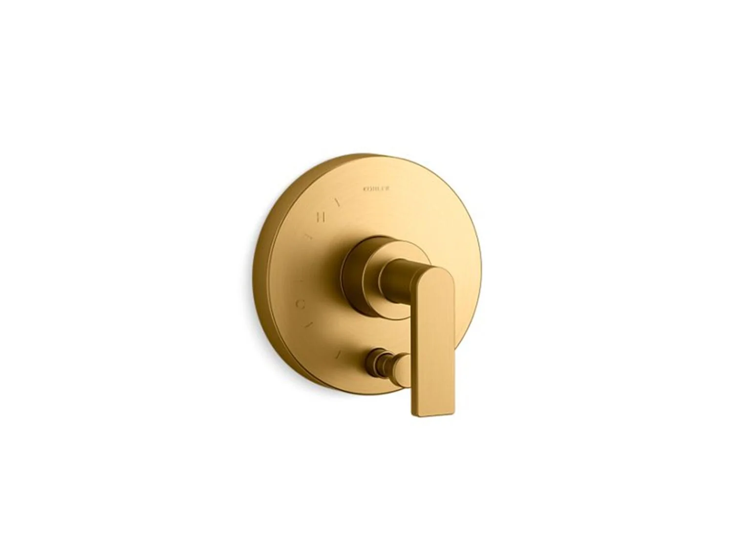 COMPOSED RITE-TEMP VALVE TRIM WITH PUSH-BUTTON DIVERTER AND LEVER HANDLE - Image 2
