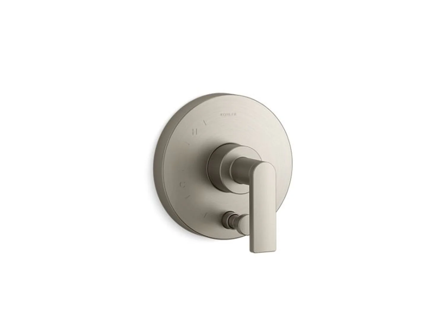 COMPOSED RITE-TEMP VALVE TRIM WITH PUSH-BUTTON DIVERTER AND LEVER HANDLE - Image 3