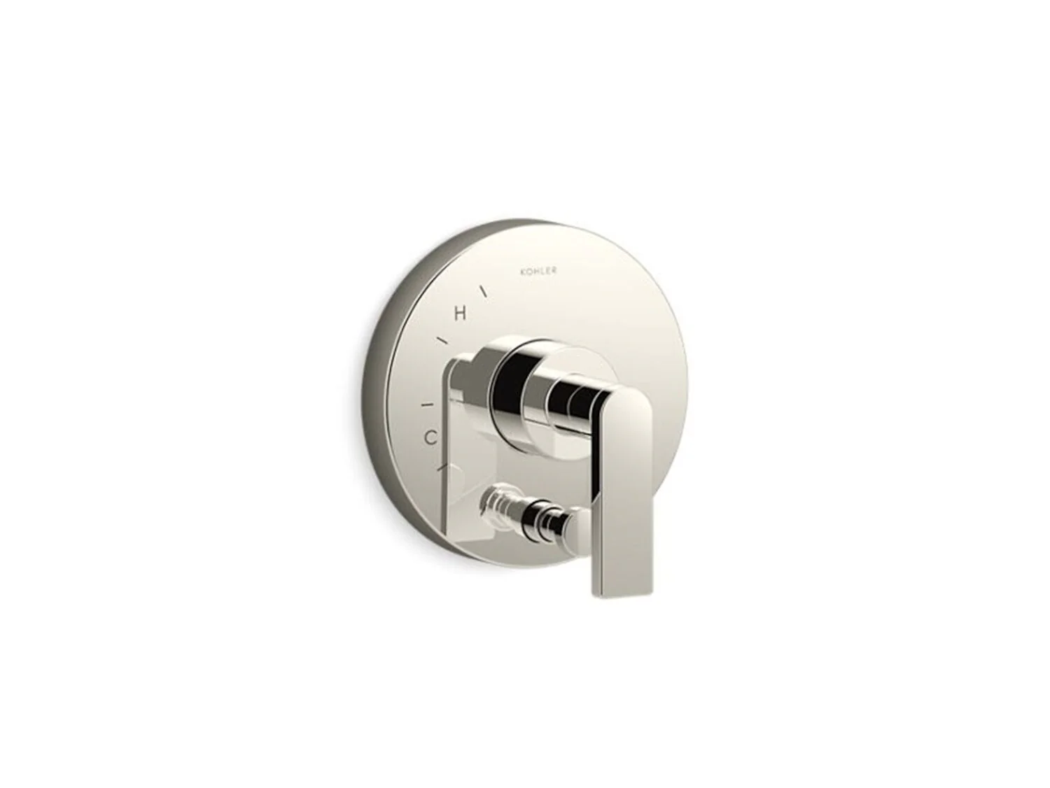 COMPOSED RITE-TEMP VALVE TRIM WITH PUSH-BUTTON DIVERTER AND LEVER HANDLE - Image 6