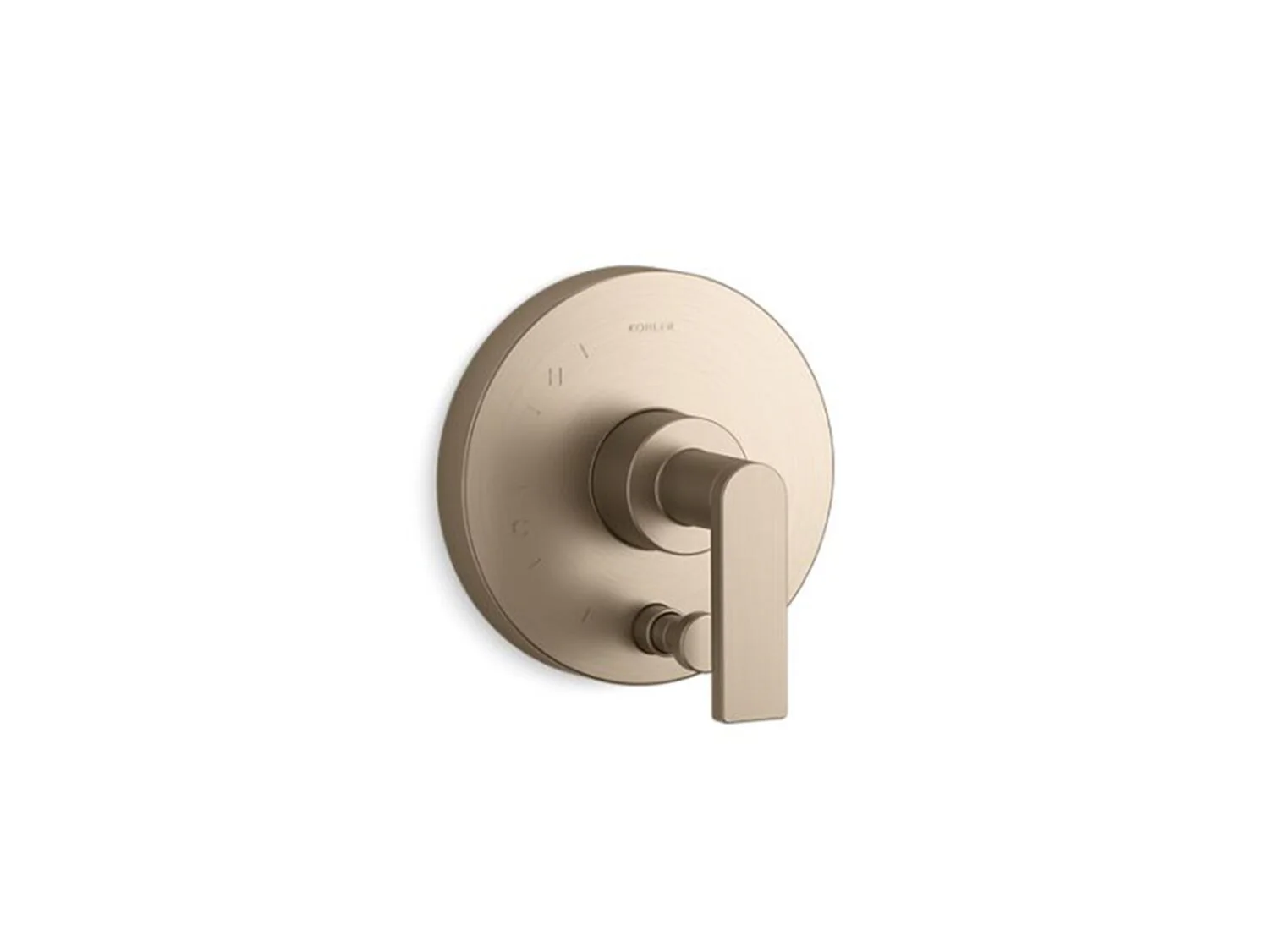 COMPOSED RITE-TEMP VALVE TRIM WITH PUSH-BUTTON DIVERTER AND LEVER HANDLE - Image 7