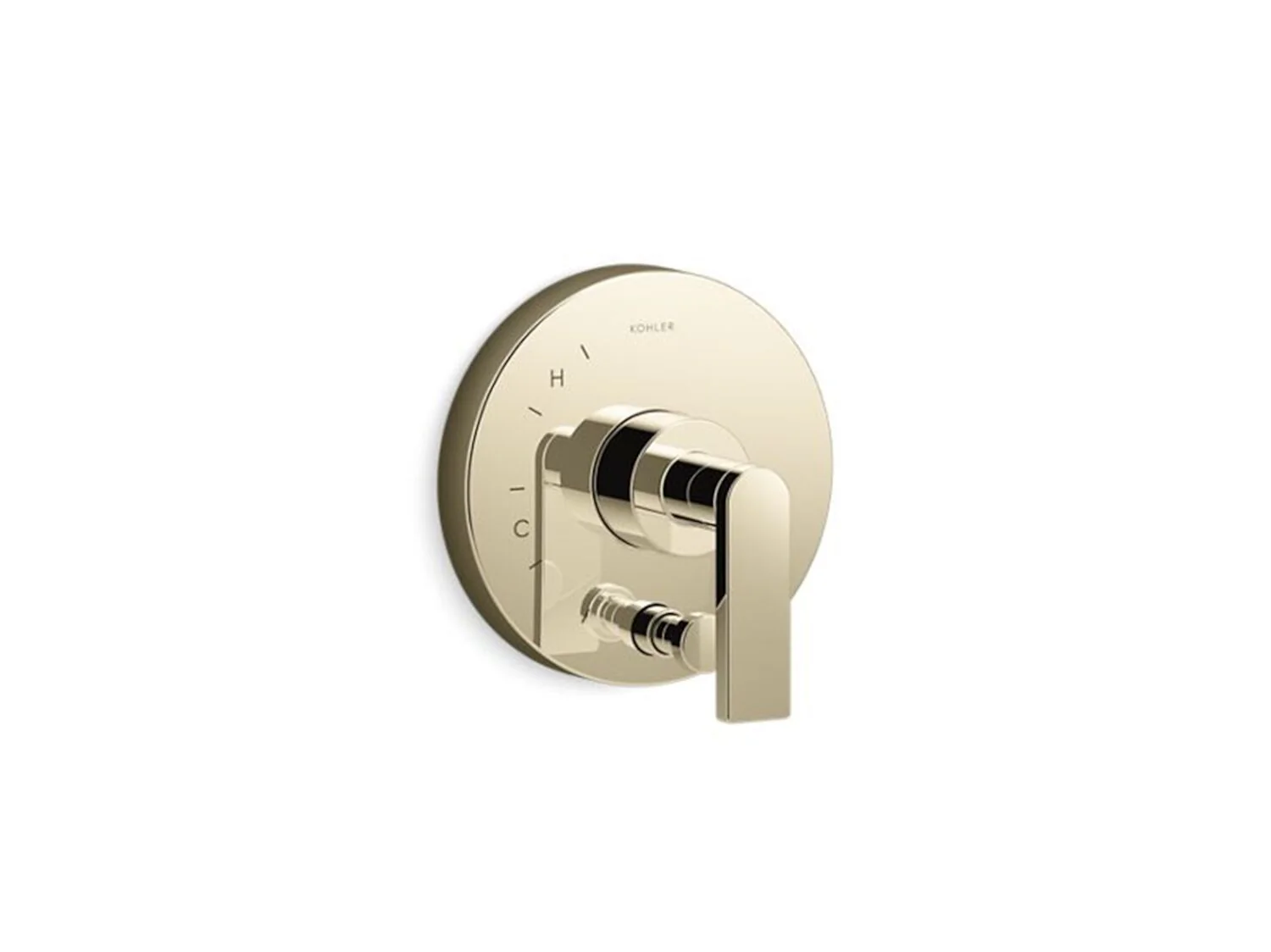 COMPOSED RITE-TEMP VALVE TRIM WITH PUSH-BUTTON DIVERTER AND LEVER HANDLE - Image 8