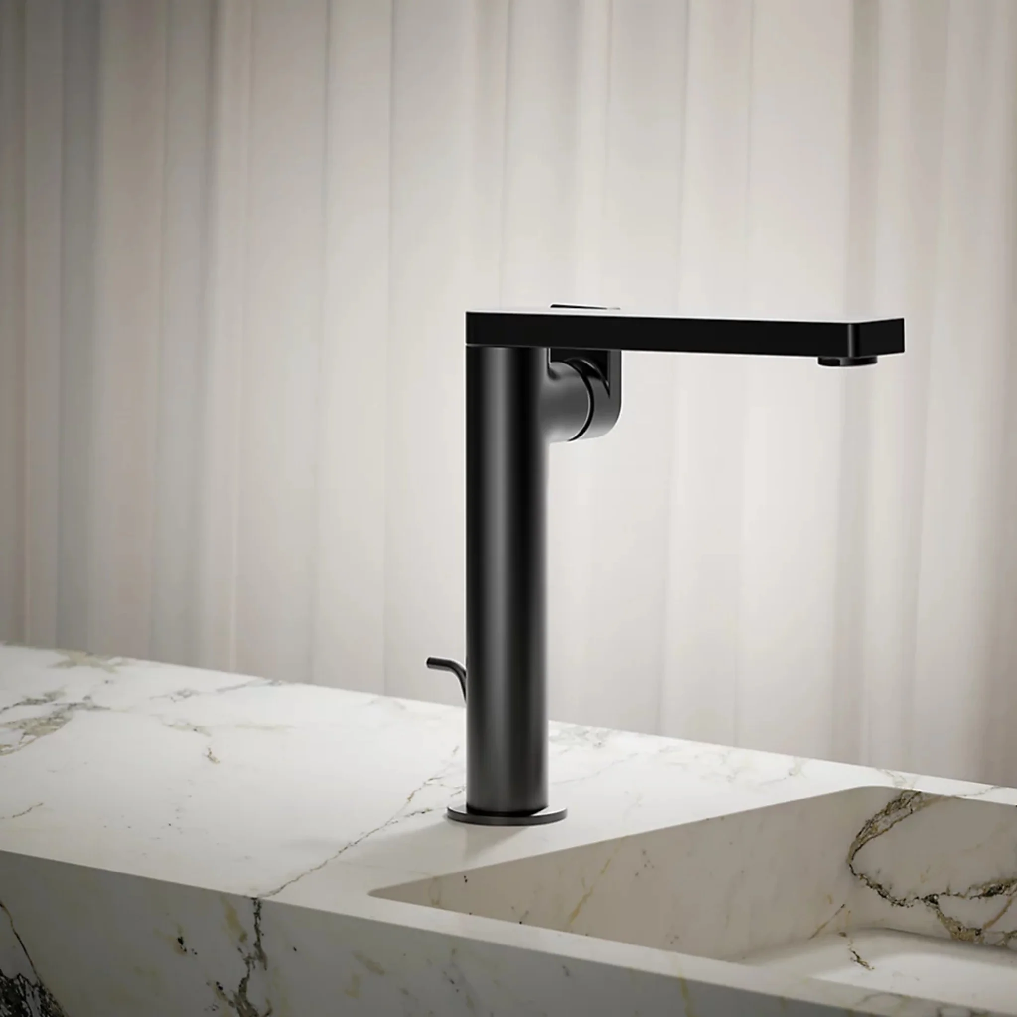 COMPOSED TALL SINGLE-HANDLE BATHROOM SINK FAUCET WITH LEVER HANDLE - Image 10