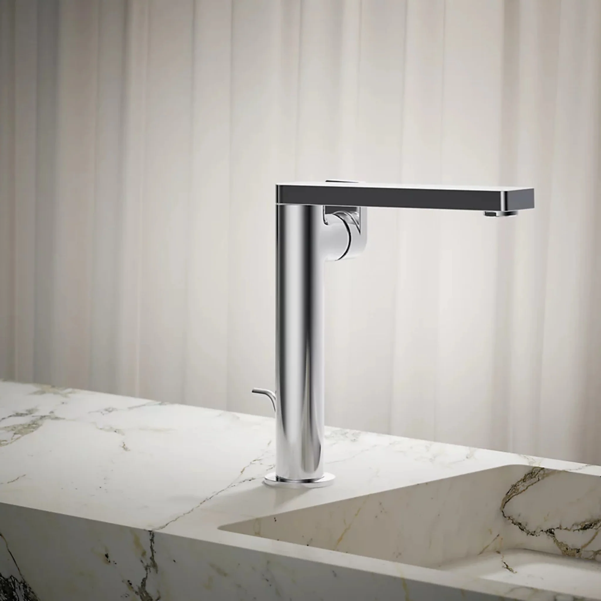 COMPOSED TALL SINGLE-HANDLE BATHROOM SINK FAUCET WITH LEVER HANDLE - Image 14
