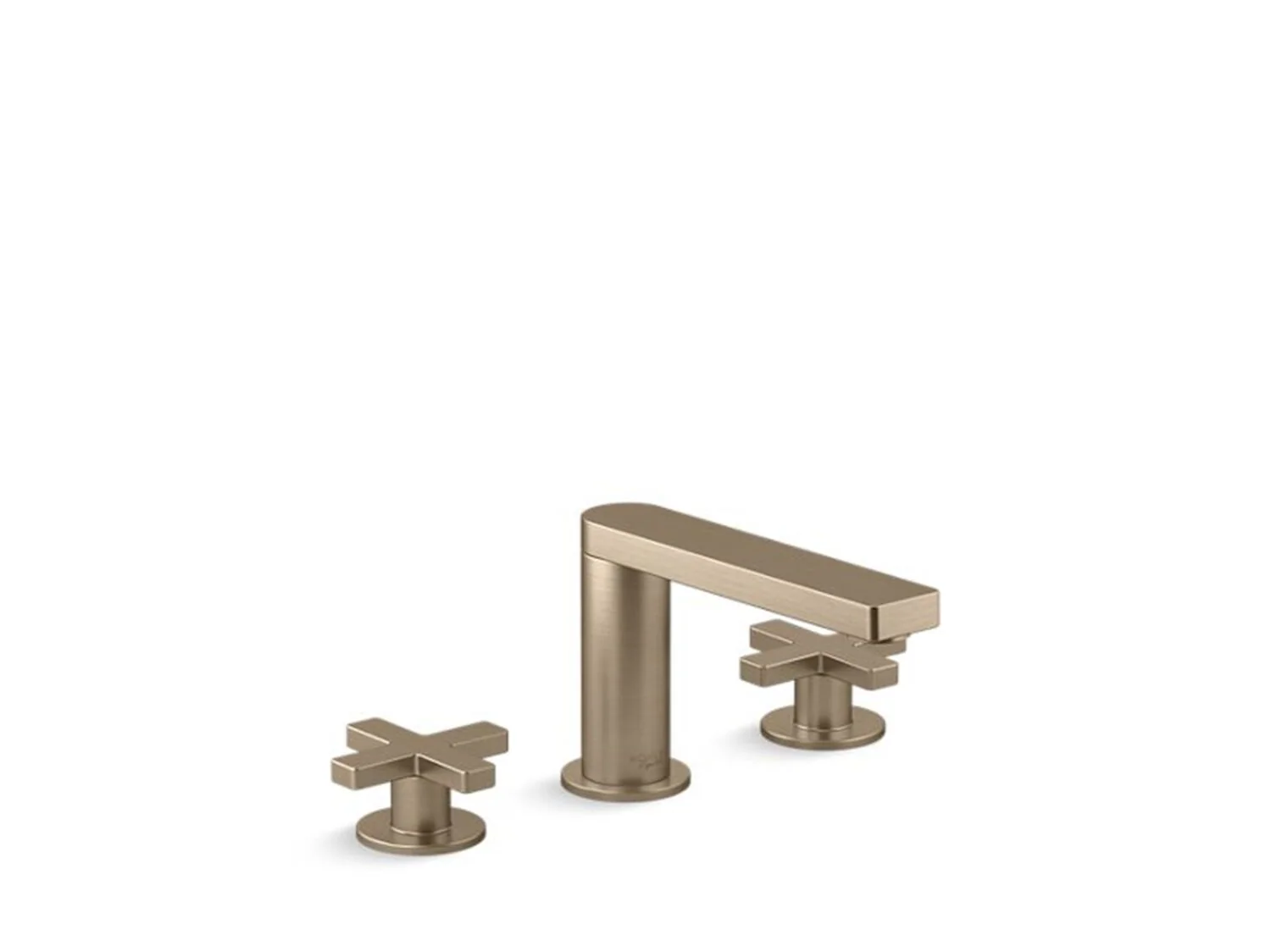 COMPOSED WIDESPREAD BATHROOM SINK FAUCET WITH CROSS HANDLES - Image 6
