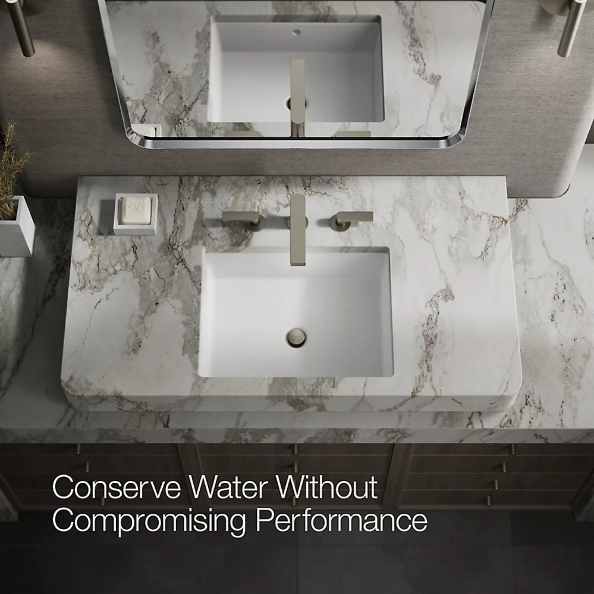 COMPOSED WIDESPREAD BATHROOM SINK FAUCET WITH LEVER HANDLES - Image 17