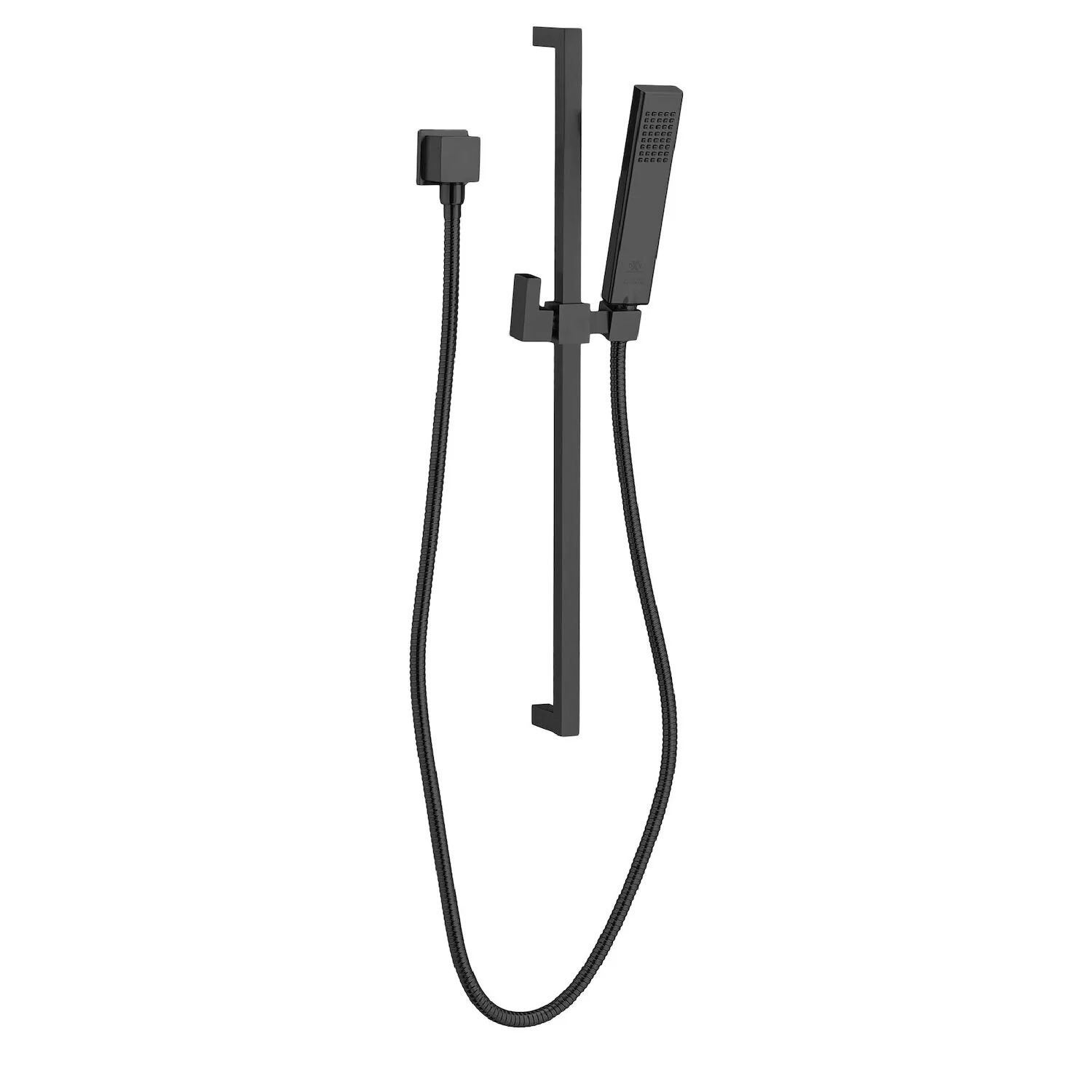 CONTEMPORARY SQUARE PERSONAL HAND SHOWER SET WITH ADJUSTABLE 24-INCH SLIDE BAR - Image 3