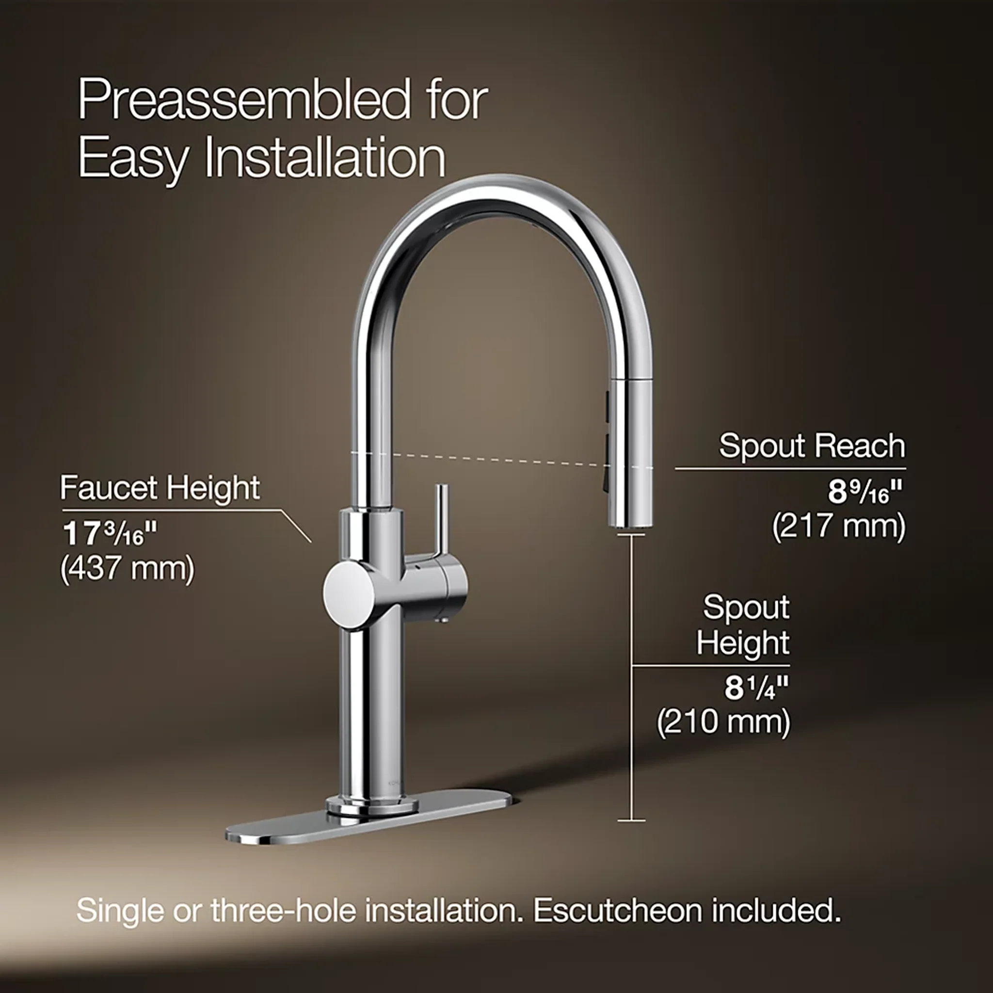 CRUE® KITCHEN SINK FAUCET WITH KOHLER® KONNECT AND VOICE-ACTIVATED TECHNOLOGY - Image 4