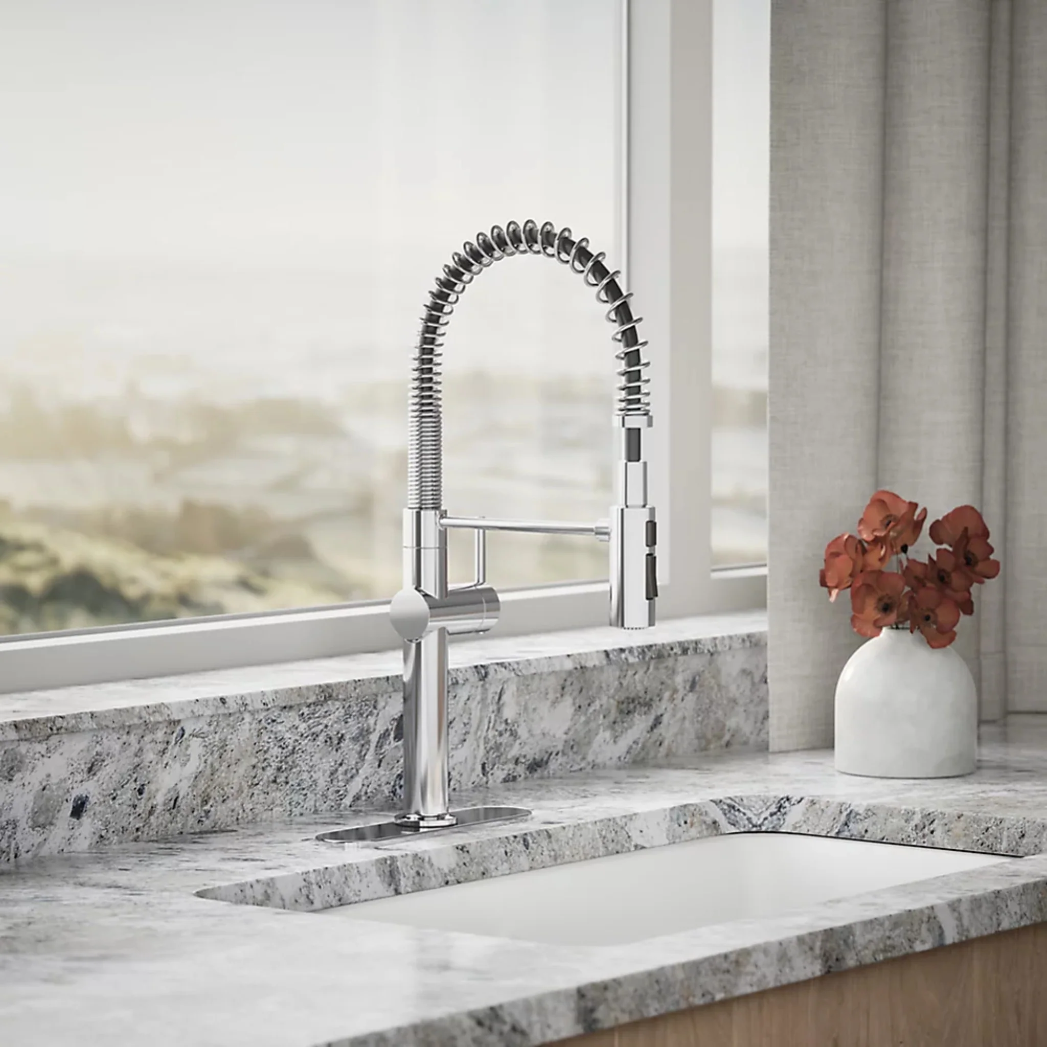 CRUE SEMI-PROFESSIONAL KITCHEN SINK FAUCET WITH THREE-FUNCTION SPRAYHEAD - Image 24