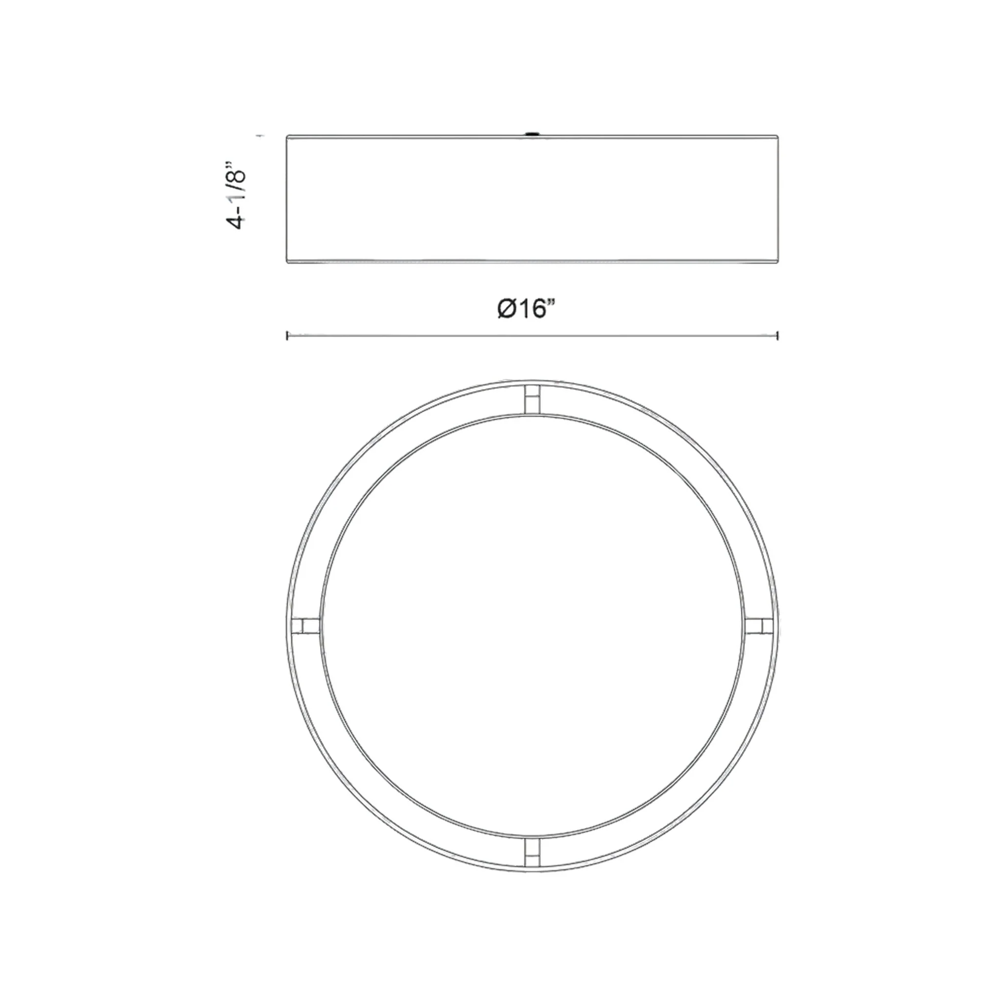 DALTON 16-IN FLUSH MOUNT (5 COLOUR TEMPS) - Image 8