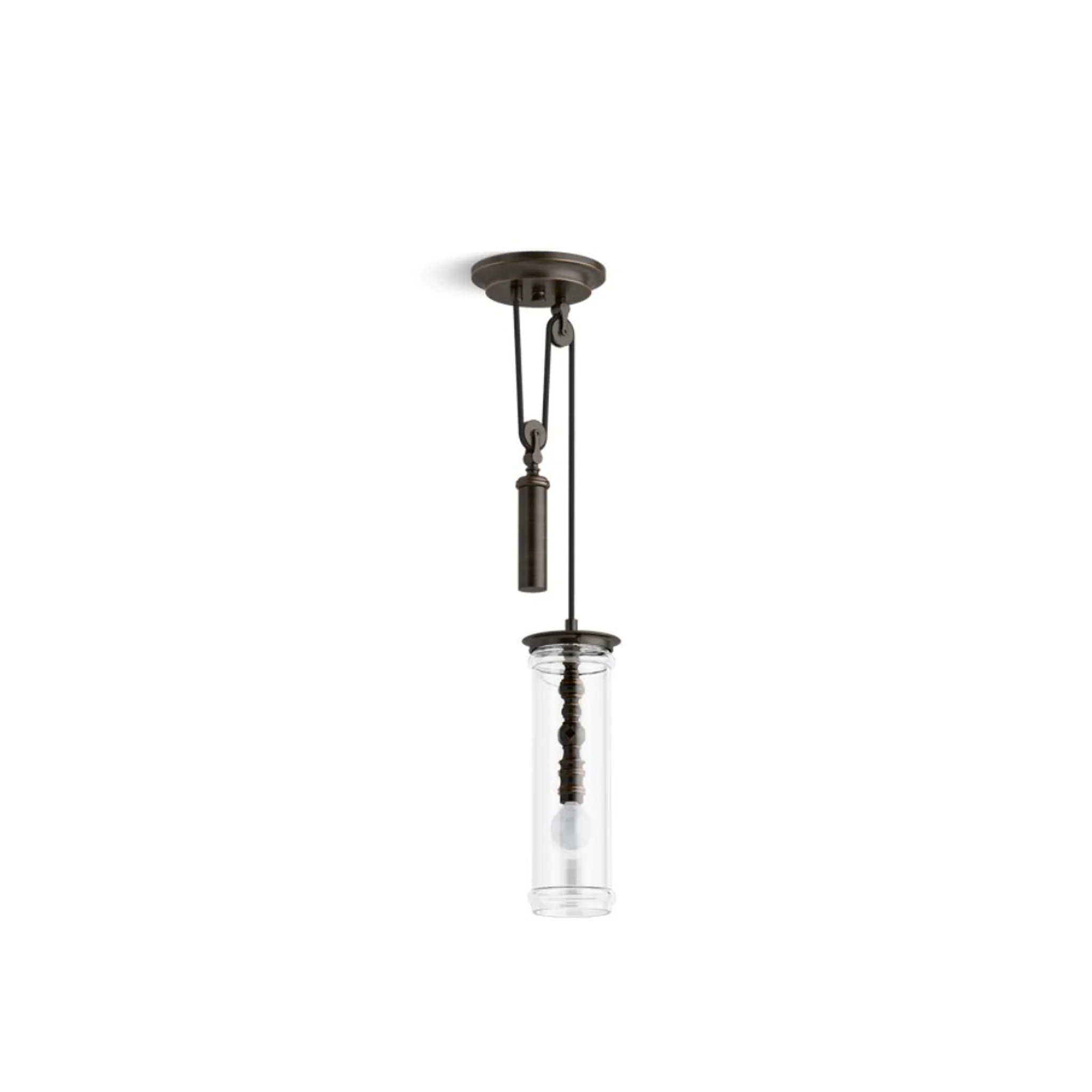 DAMASK 1-LIGHT ADJUSTABLE PENDANT