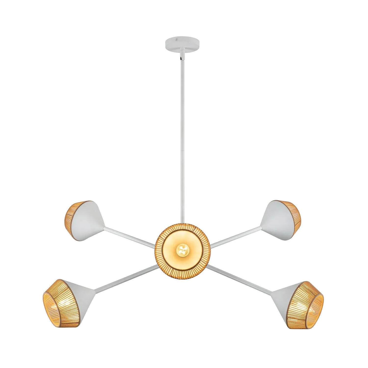 DAPHNE 38" 6 LIGHT CHANDELIER - Image 2