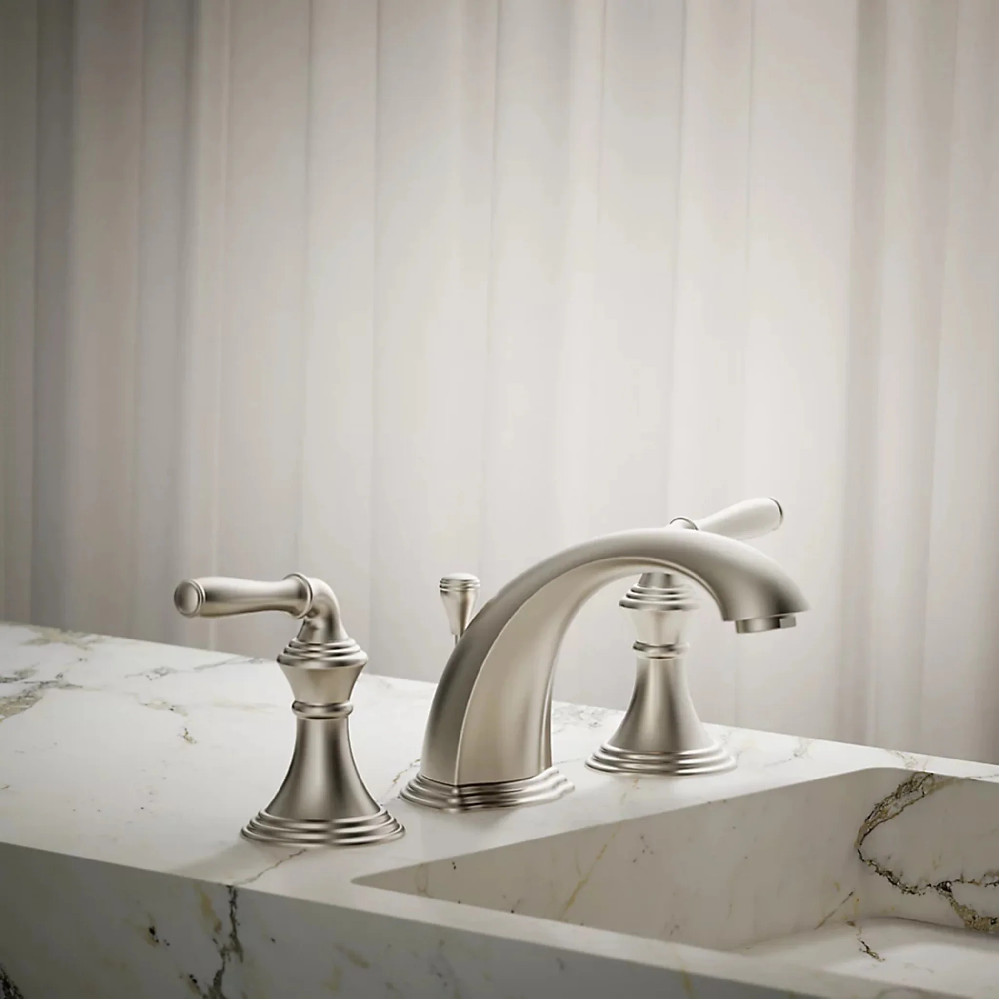 DEVONSHIRE WIDESPREAD BATHROOM SINK FAUCET - Image 2