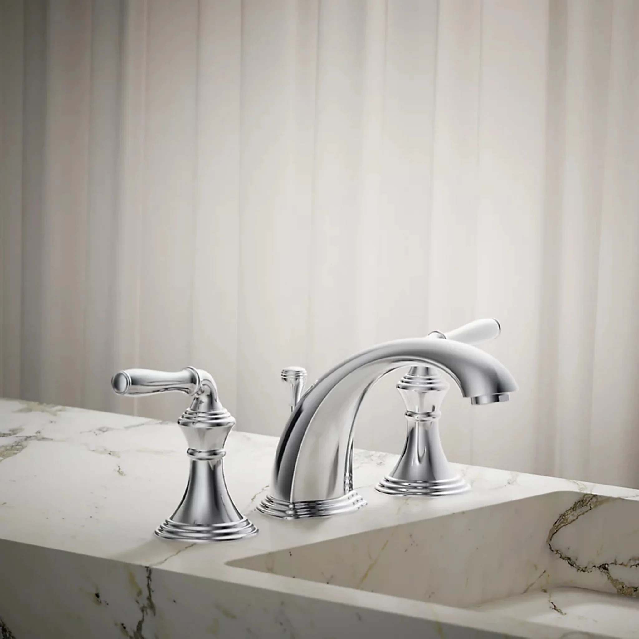 DEVONSHIRE WIDESPREAD BATHROOM SINK FAUCET - Image 5