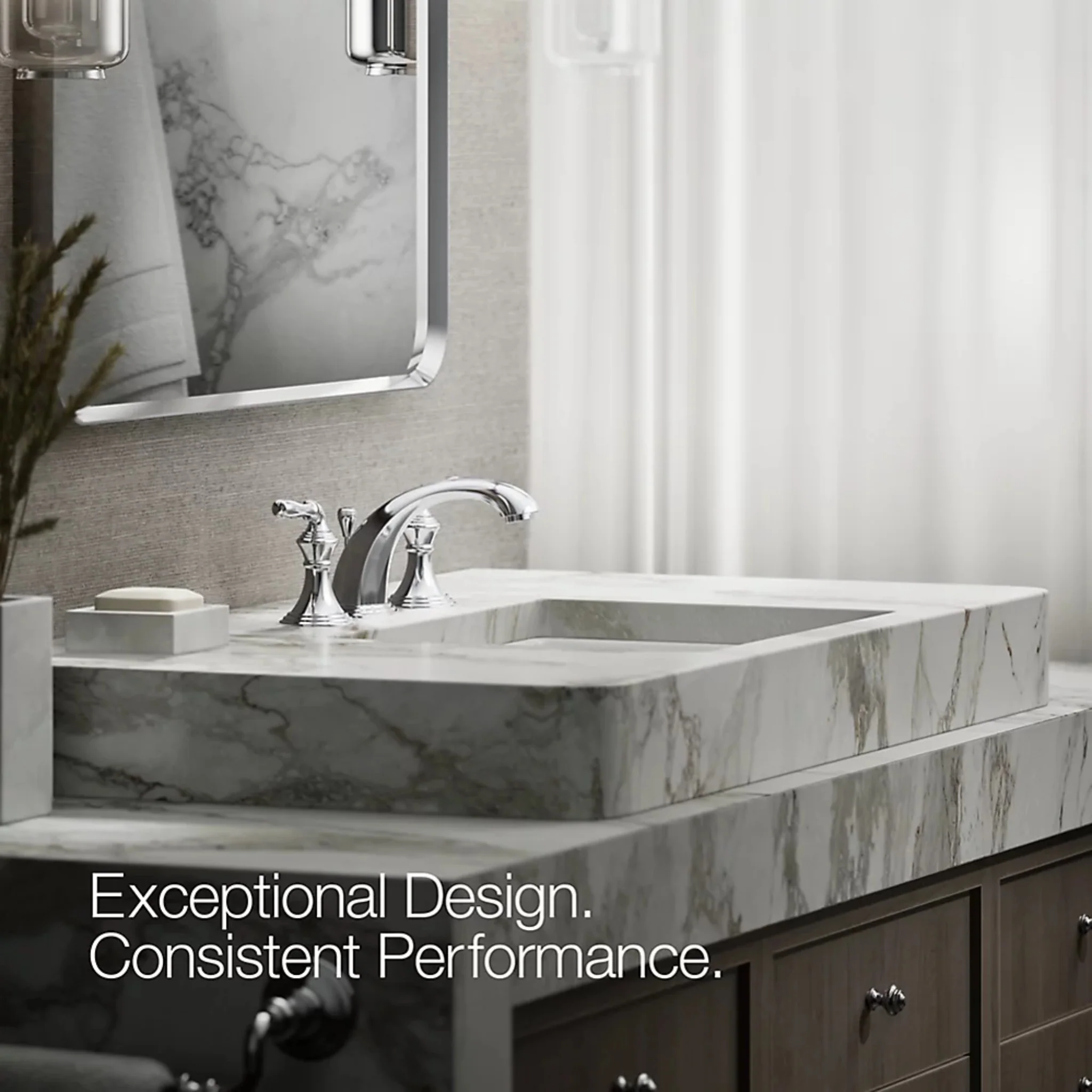 DEVONSHIRE WIDESPREAD BATHROOM SINK FAUCET - Image 6