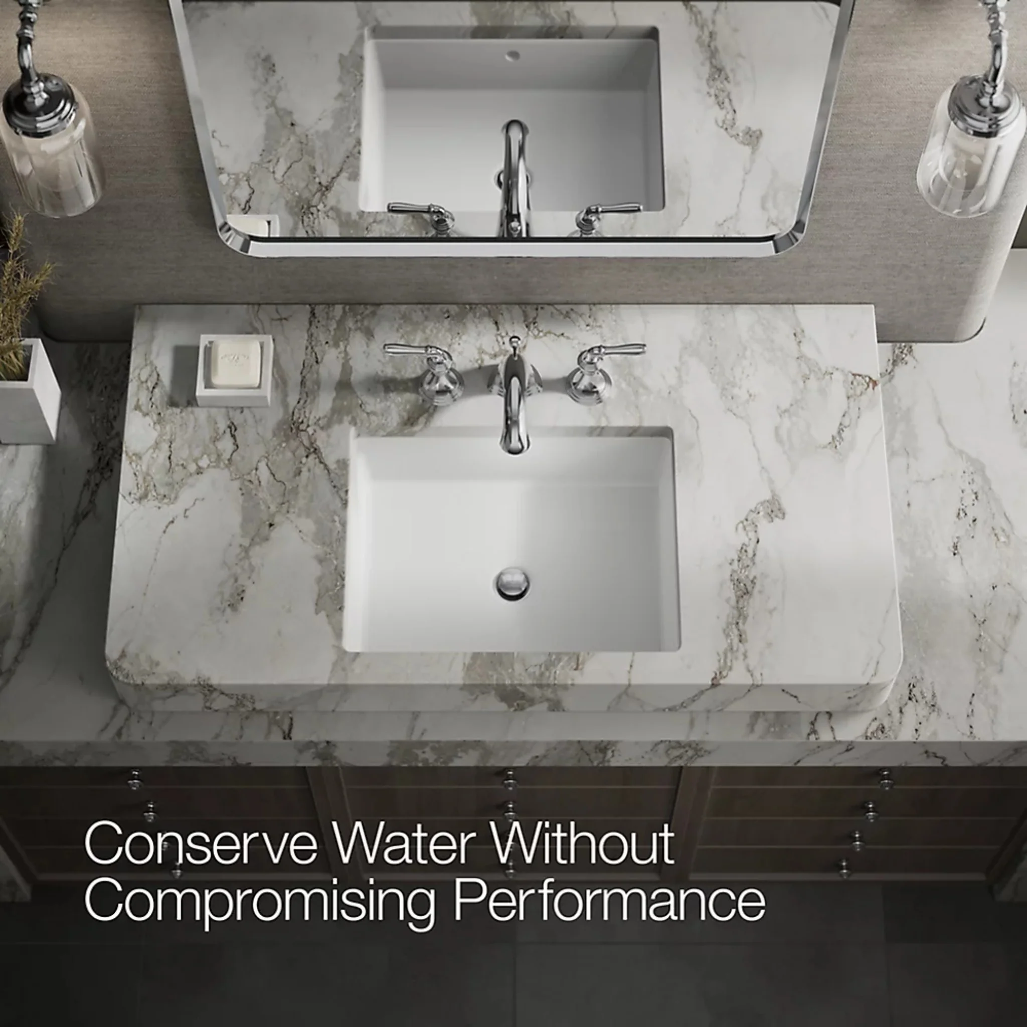 DEVONSHIRE WIDESPREAD BATHROOM SINK FAUCET - Image 7