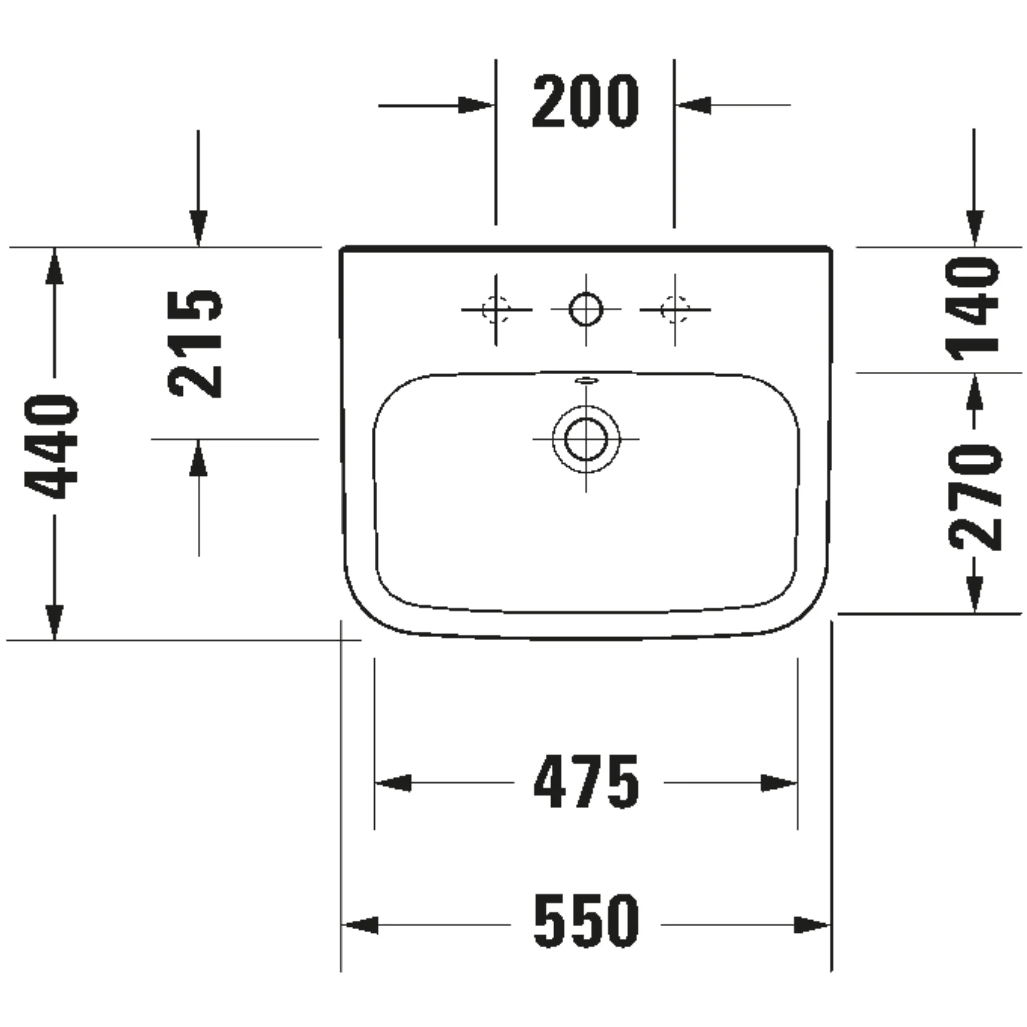 DURASTYLE WASHBASIN (MULTIPLE SIZES) - Image 5