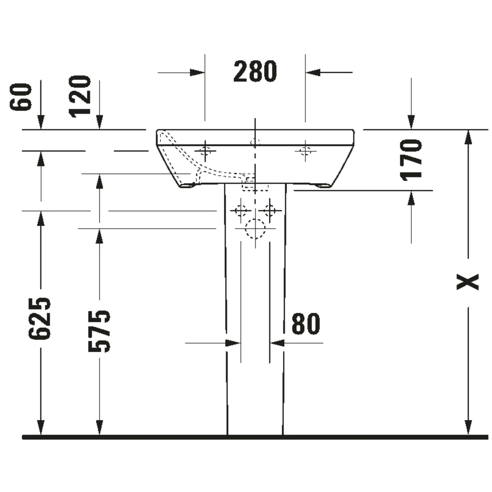 DURASTYLE WASHBASIN (MULTIPLE SIZES) - Image 6