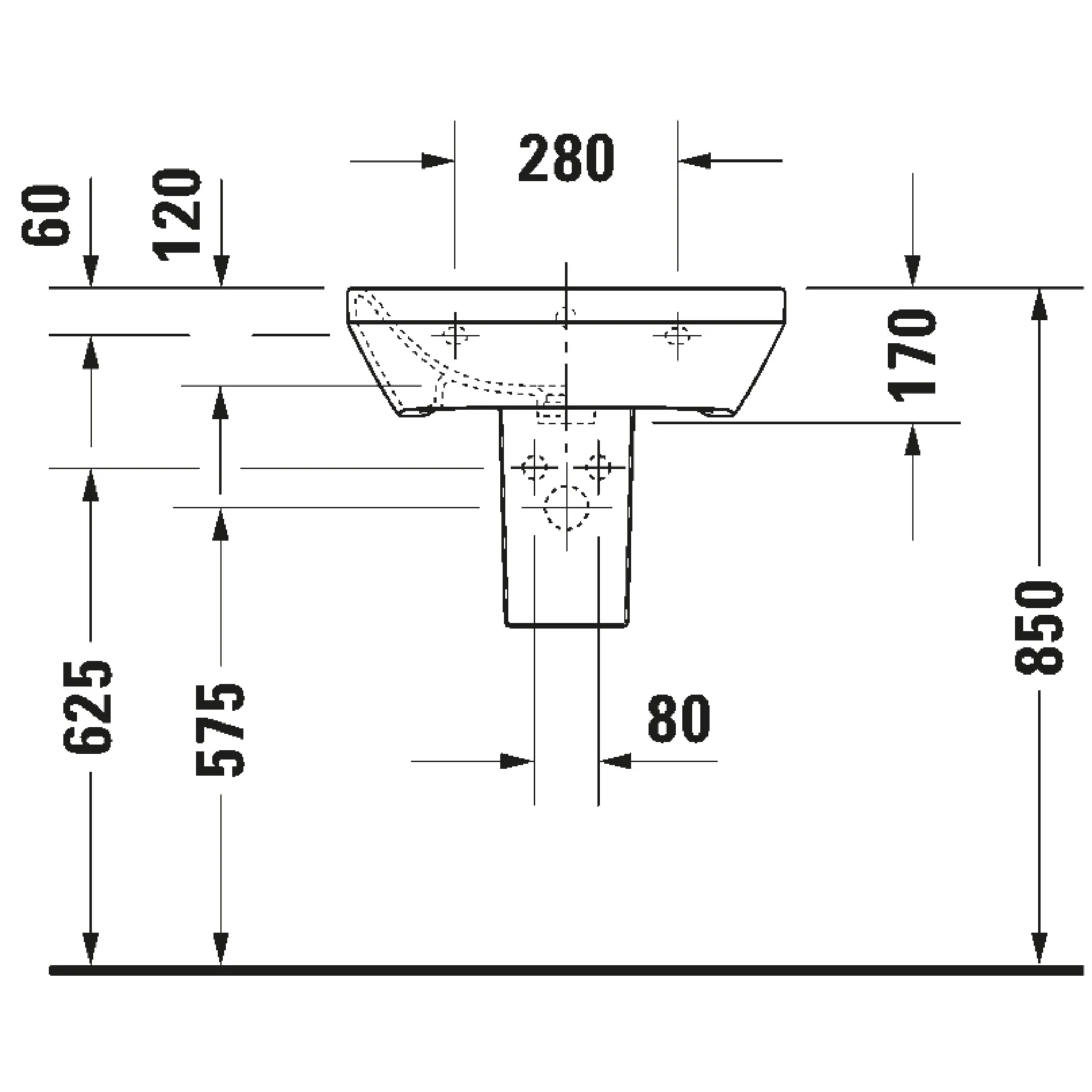 DURASTYLE WASHBASIN (MULTIPLE SIZES) - Image 7