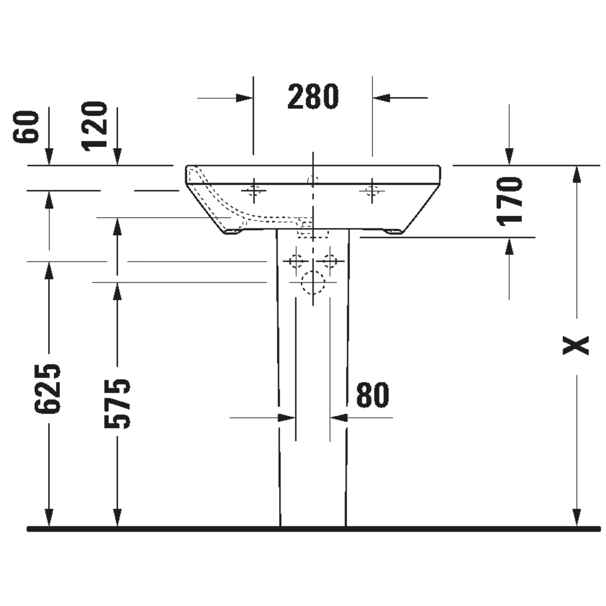 DURASTYLE WASHBASIN (MULTIPLE SIZES) - Image 9