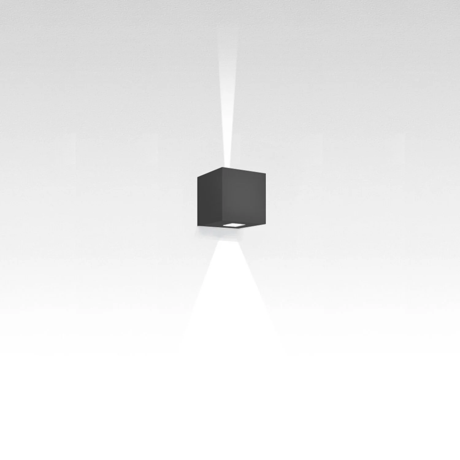 EFFETTO 14-INCH SQUARE DIRECT/INDIRECT 1-NARROW + 1-LARGE BEAM WALL LIGHT