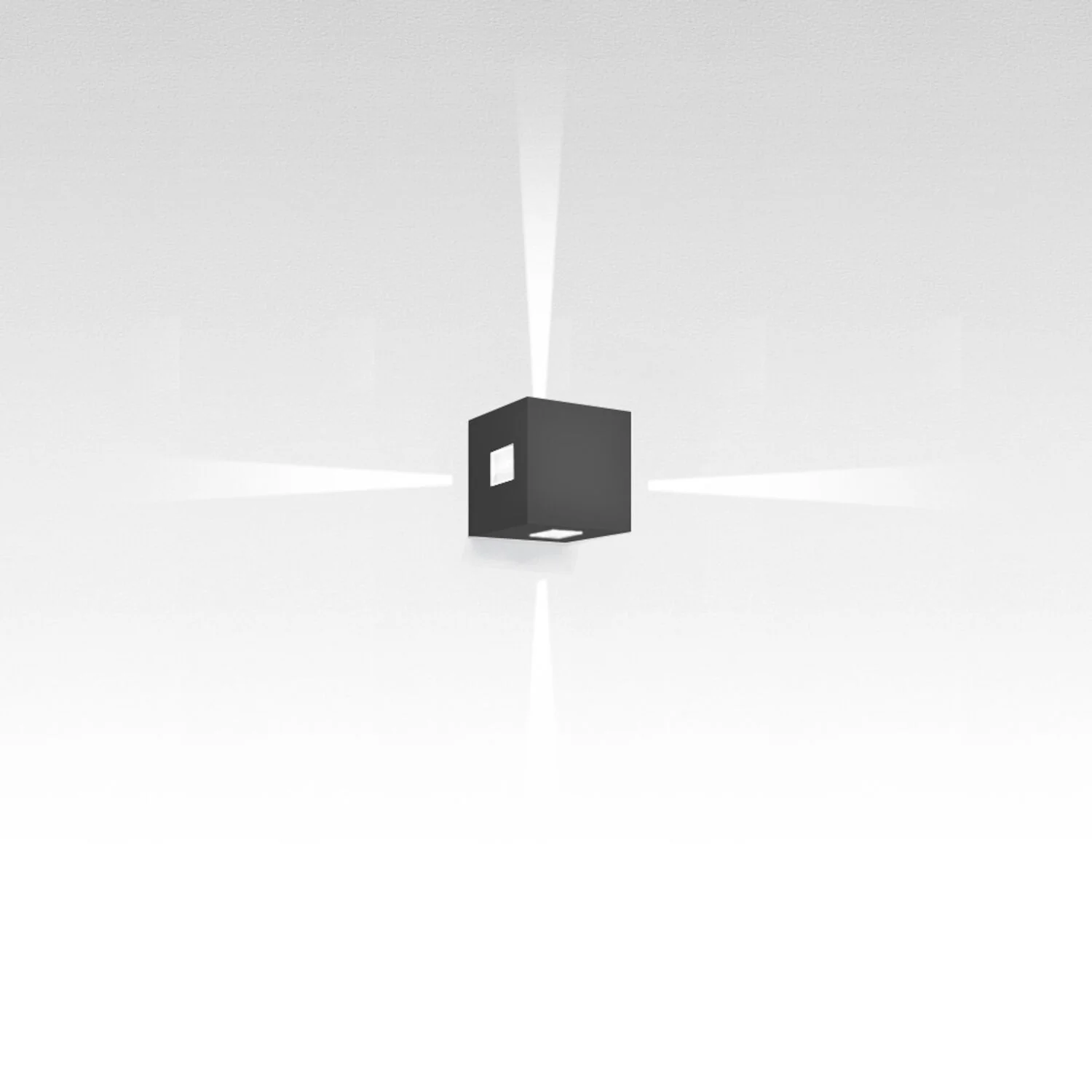 EFFETTO 14-INCH SQUARE DIRECT/INDIRECT 4-NARROW BEAMS WALL LIGHT