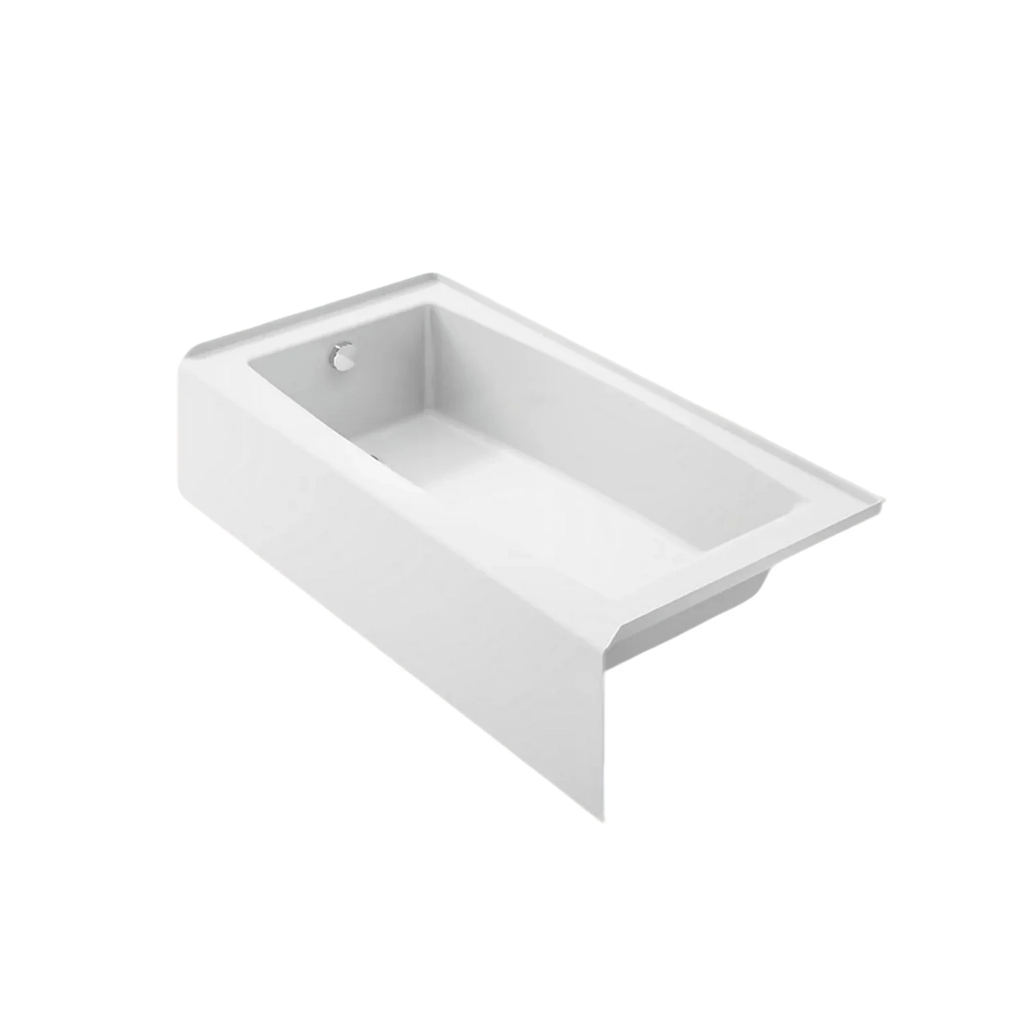 ENTITY RECTANGLE 60 X 30 INCHES ALCOVE BATHTUB WITH INTEGRAL APRON AND FLANGE