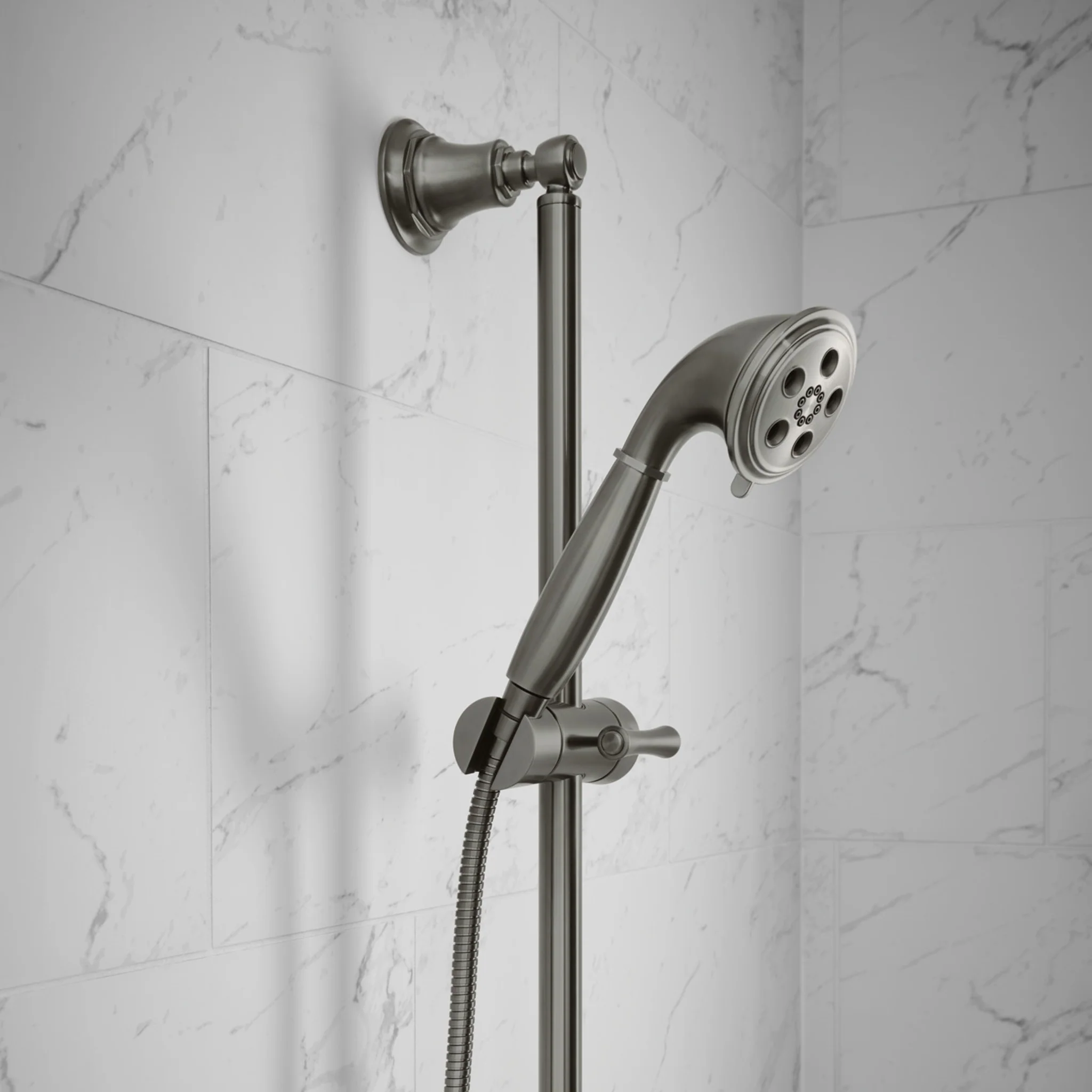 ESSENTIAL⢠SHOWER SERIES CLASSIC ROUND H2OKINETIC® MULTI-FUNCTION HANDSHOWER - Image 2
