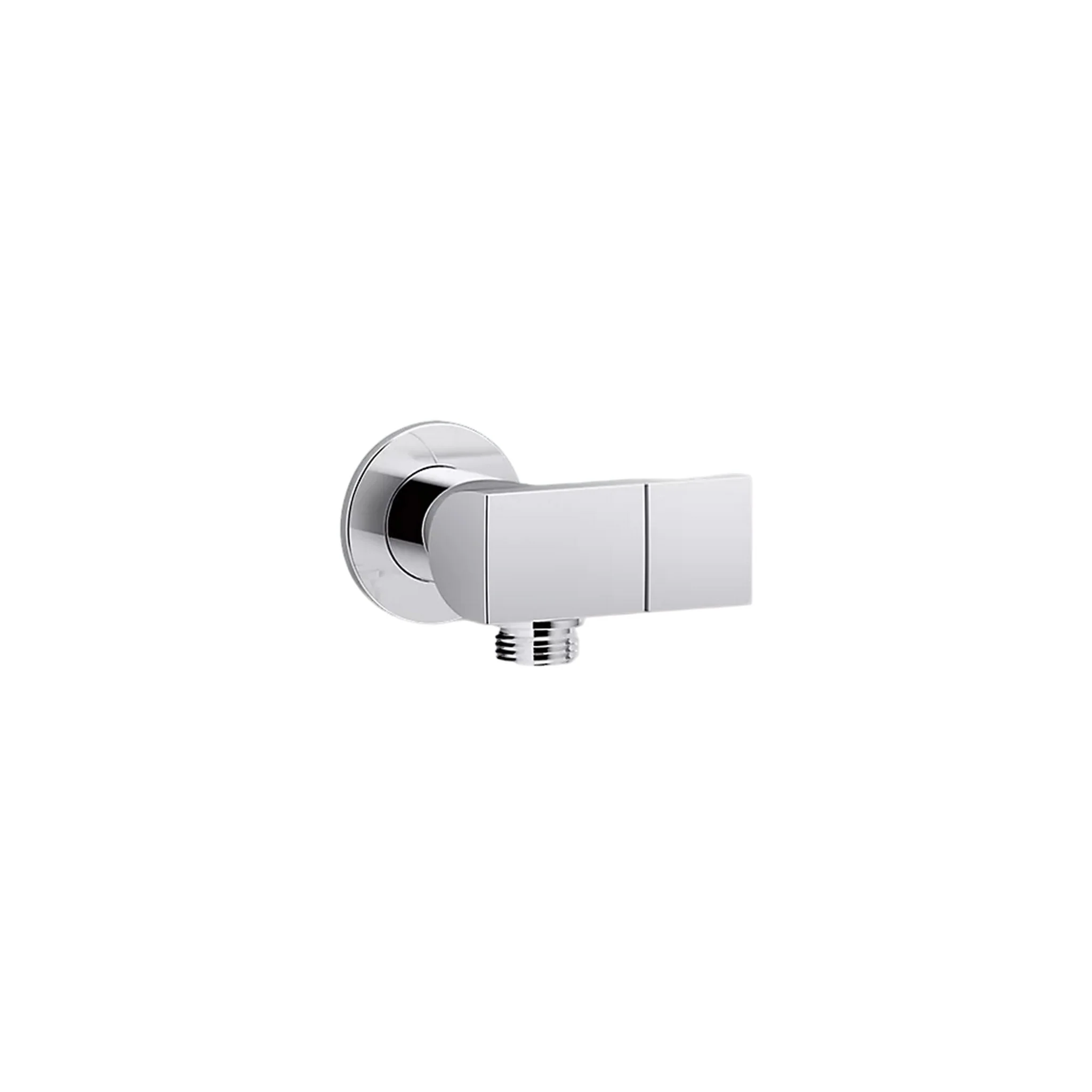 EXHALE WALL-MOUNT HANDSHOWER HOLDER WITH SUPPLY ELBOW AND CHECK VALVE