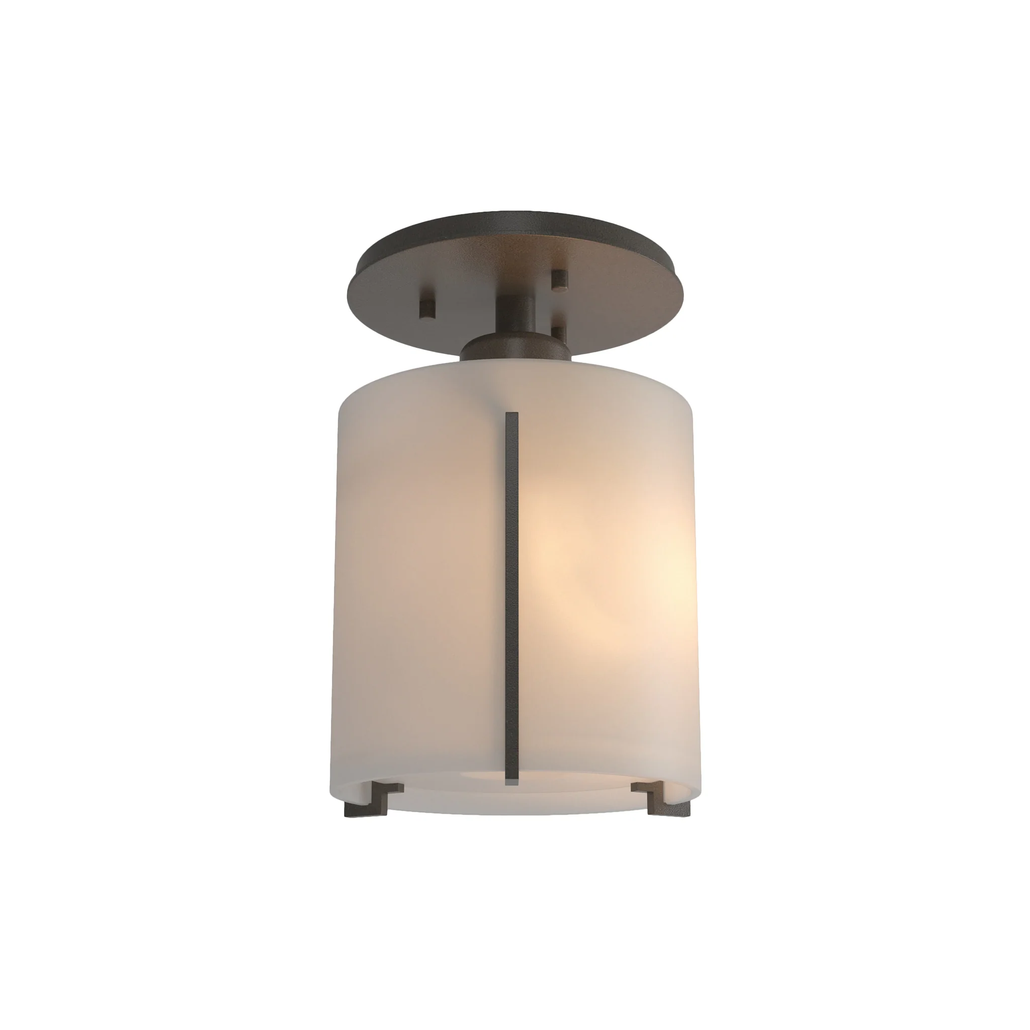 EXOS ROUND SEMI-FLUSH LIGHT