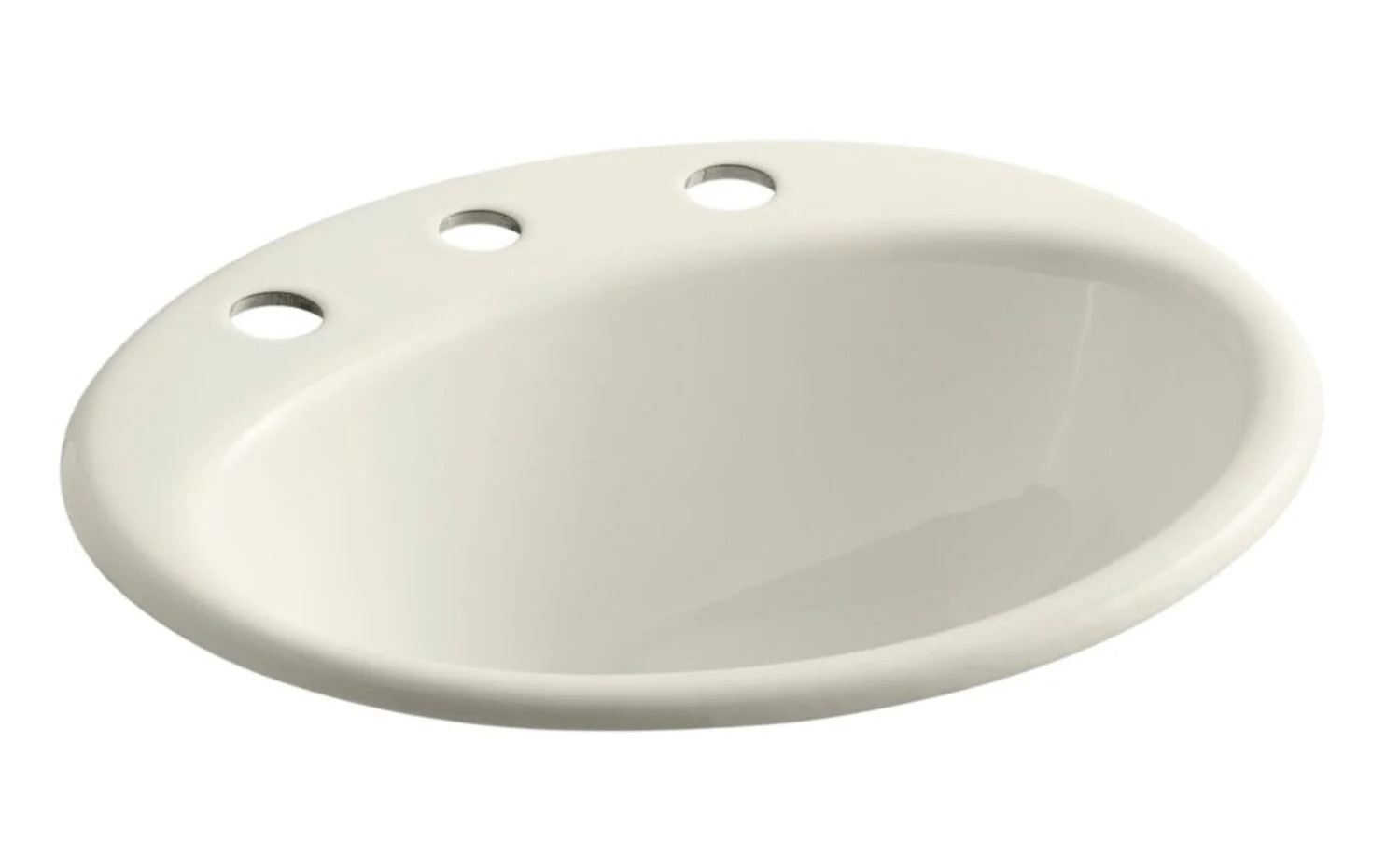 FARMINGTON® DROP IN BATHROOM SINK WITH 8-INCH WIDESPREAD FAUCET HOLES - Image 2