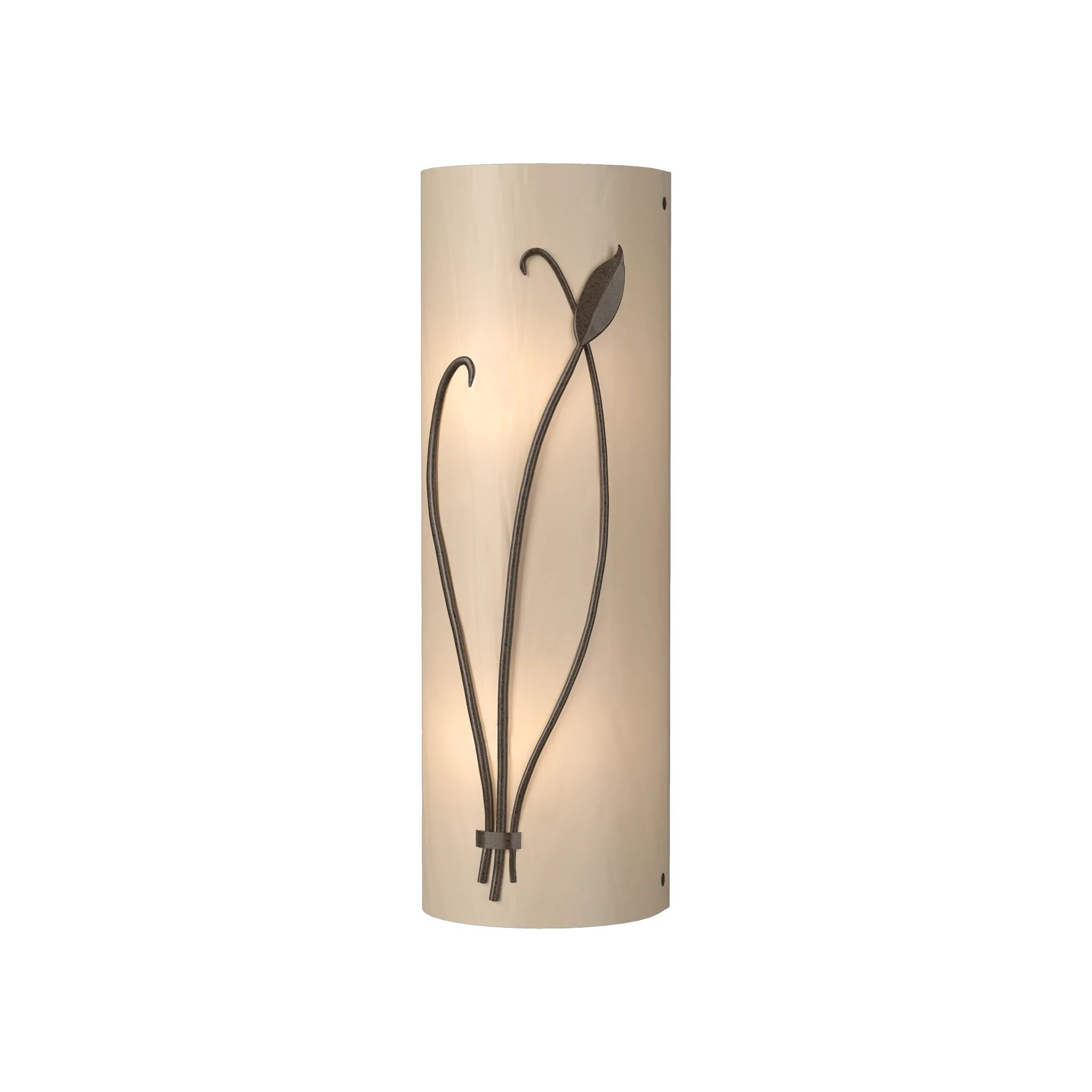 FORGED LEAF AND STEM SCONCE