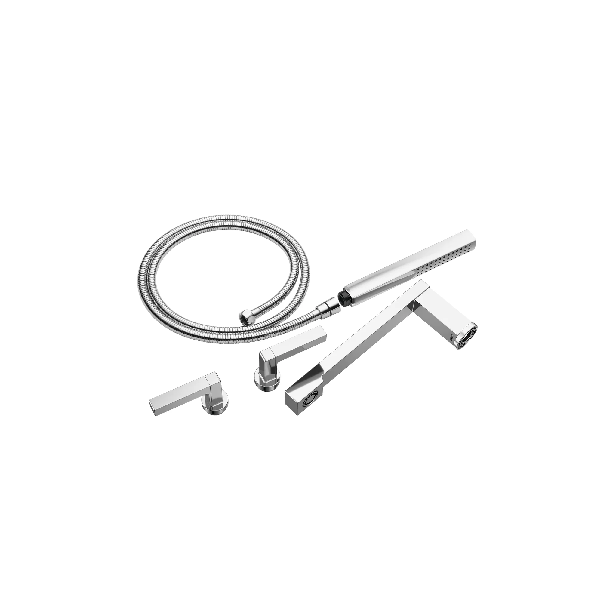 FRANK LLOYD WRIGHT TWO-HANDLE TUB FILLER TRIM KIT WITH LEVER-HANDLES - Image 4