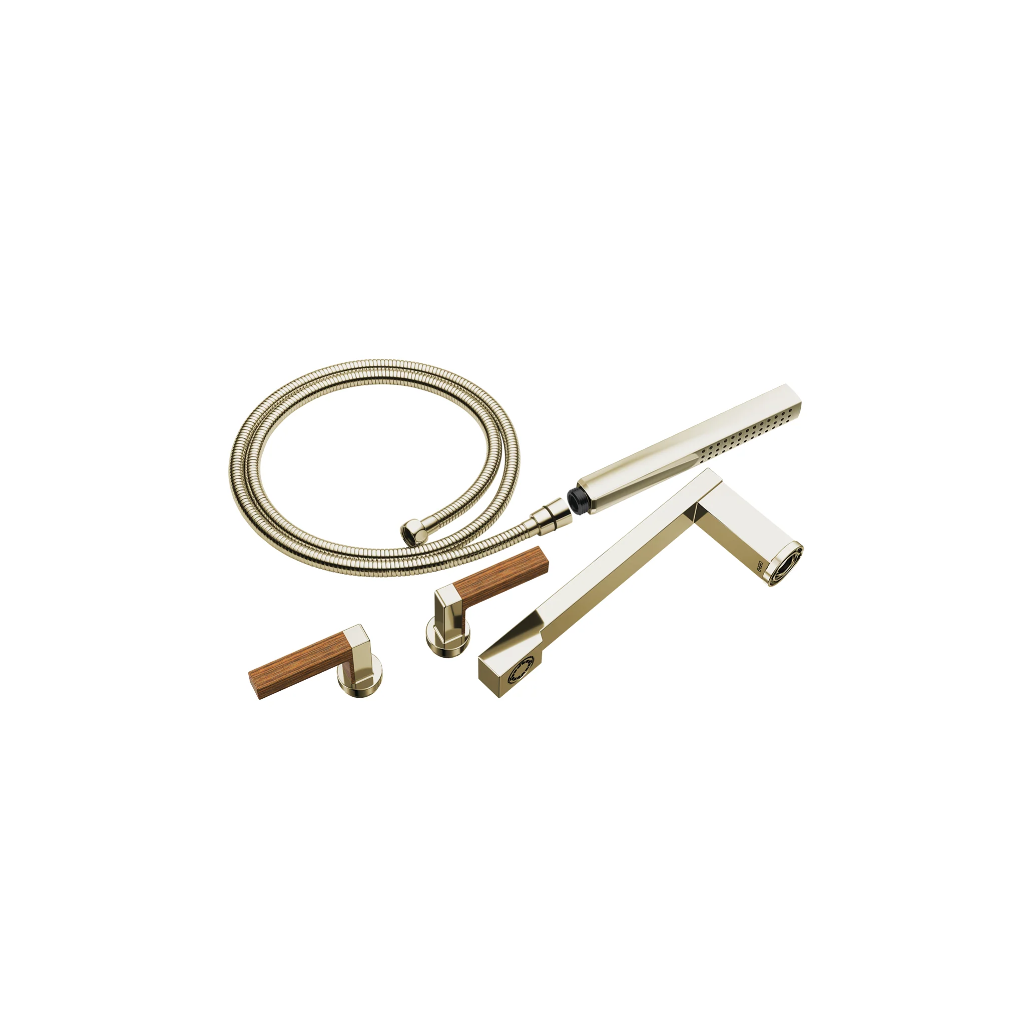 FRANK LLOYD WRIGHT TWO-HANDLE TUB FILLER TRIM KIT WITH LEVER-HANDLES - Image 6