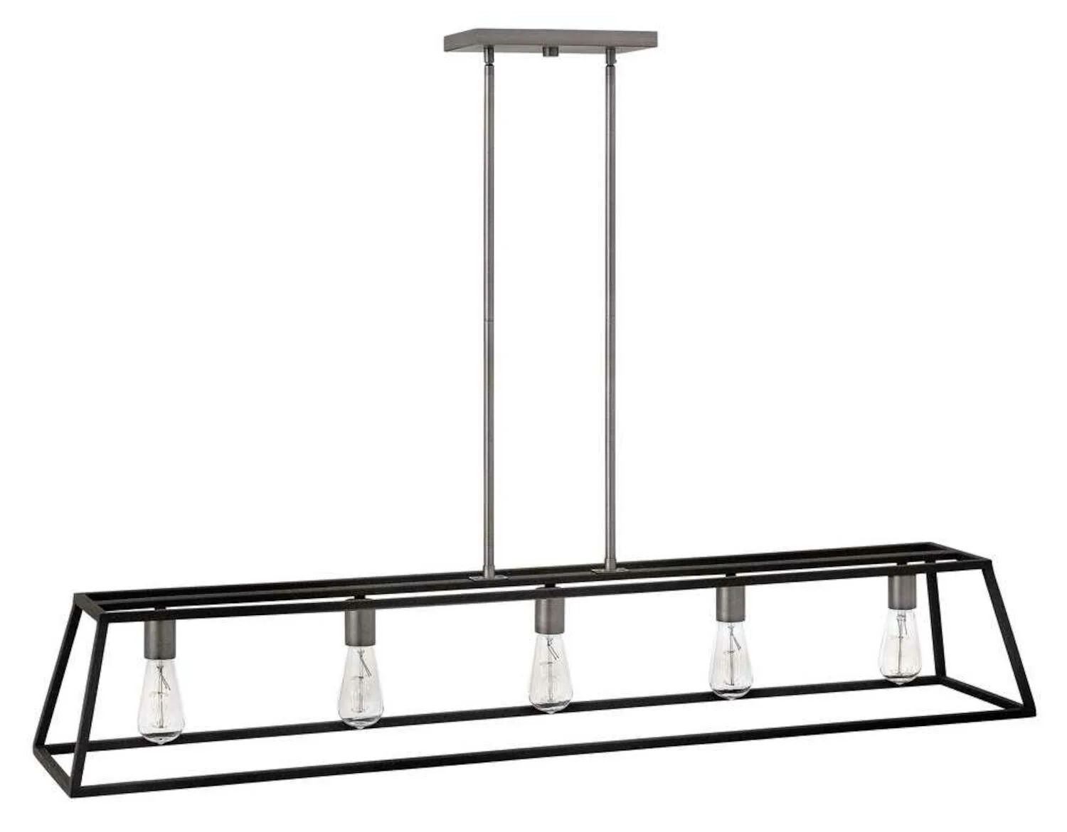 FULTON 5-LIGHT OPEN FRAME LINEAR CHANDELIER - Image 2