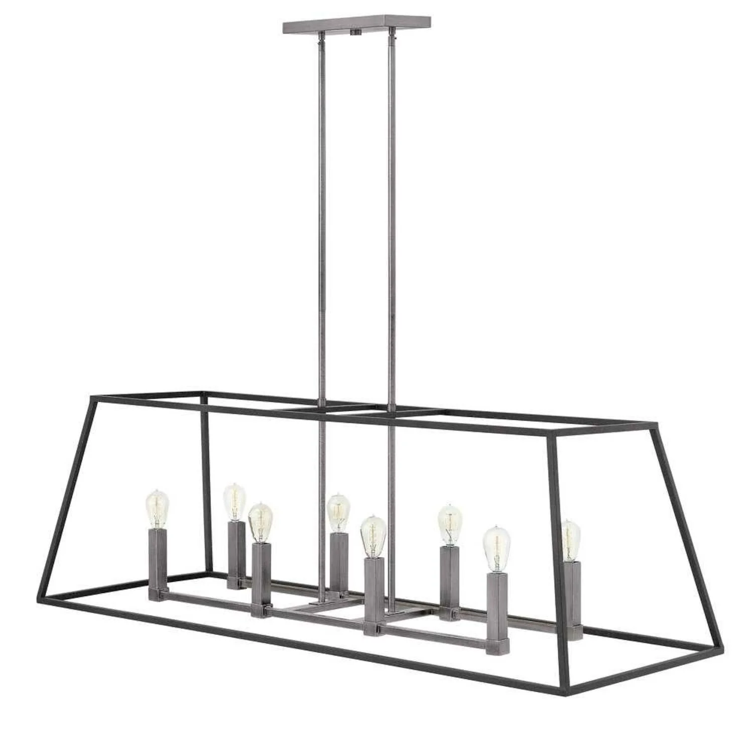 FULTON 8-LIGHT OPEN FRAME LINEAR CHANDELIER - Image 2