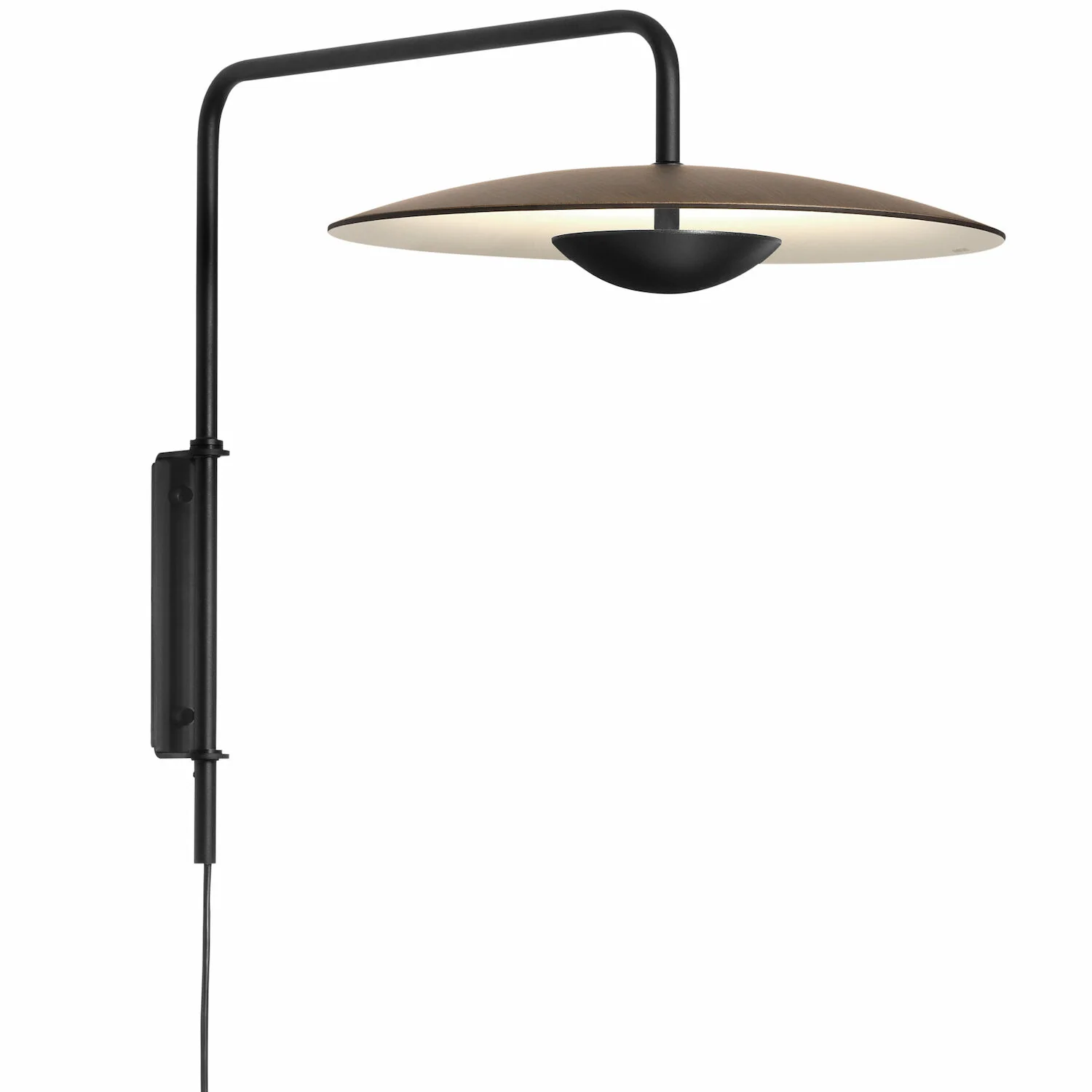 GINGER A HARDWIRED SWING-ARM WALL LIGHT