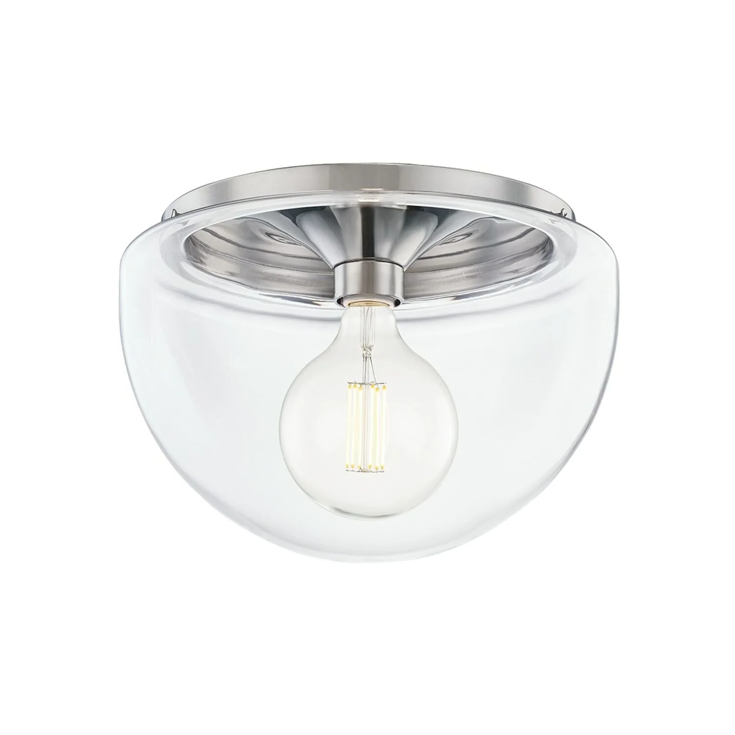 GRACE 13.75" ONE LIGHT FLUSH MOUNT - Image 2