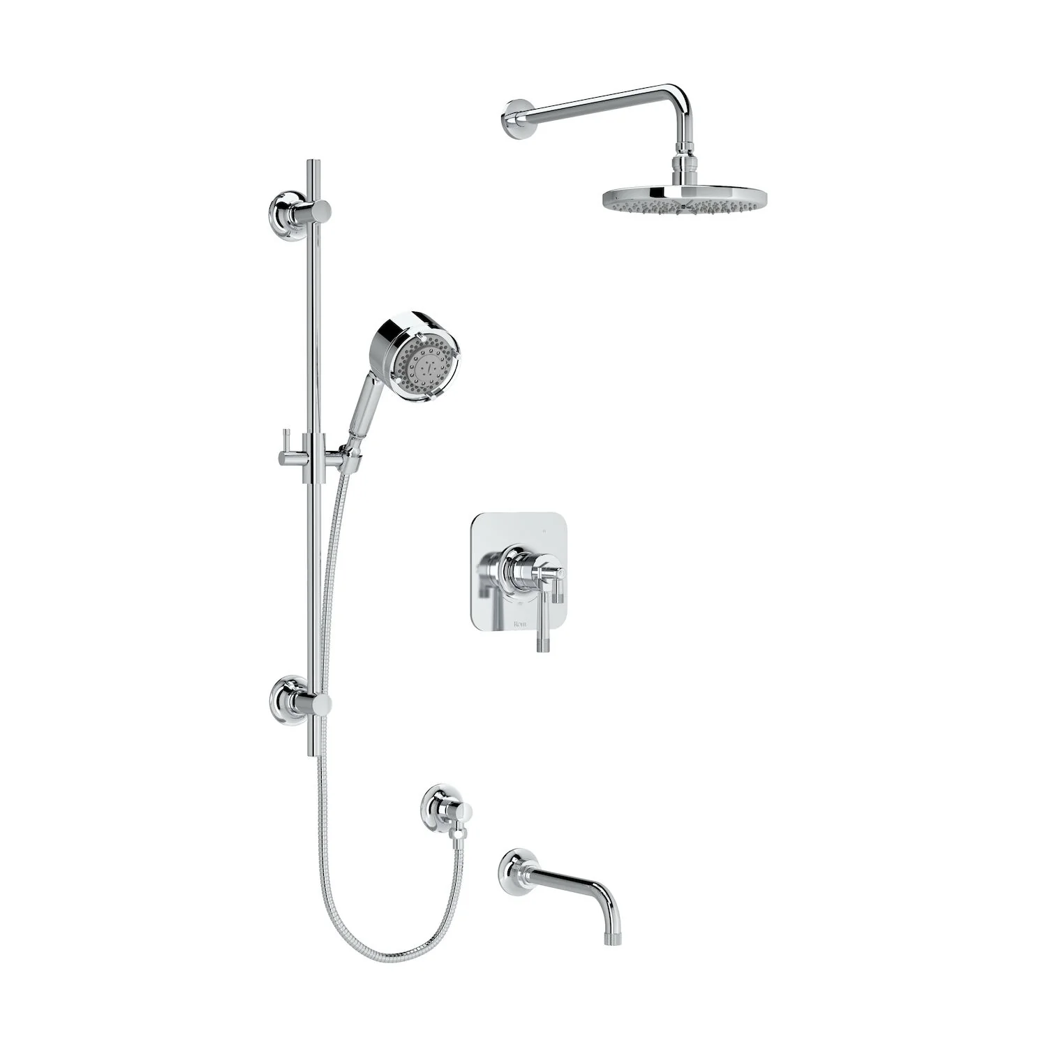 GRACELINE 1/2" THERMOSTATIC & PRESSURE BALANCE 3 FUNCTION SYSTEM WITH INTEGRATED VOLUME CONTROL - Image 2