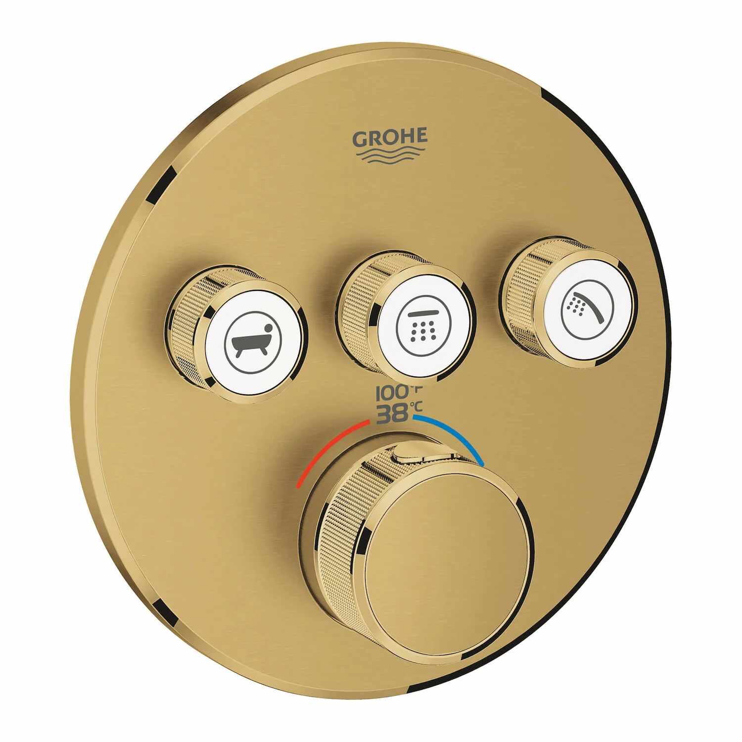 GROHTHERM SMARTCONTROL TRIPLE FUNCTION THERMOSTATIC VALVE TRIM - Image 3