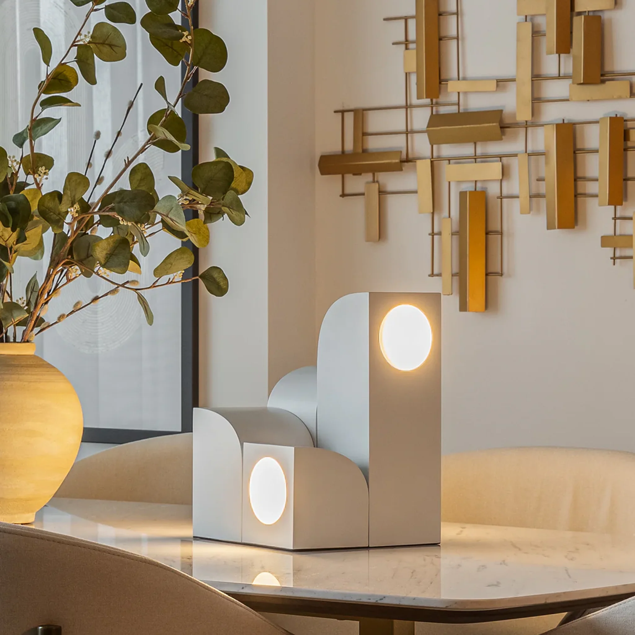 GYPSUM TABLE LAMP - Image 2