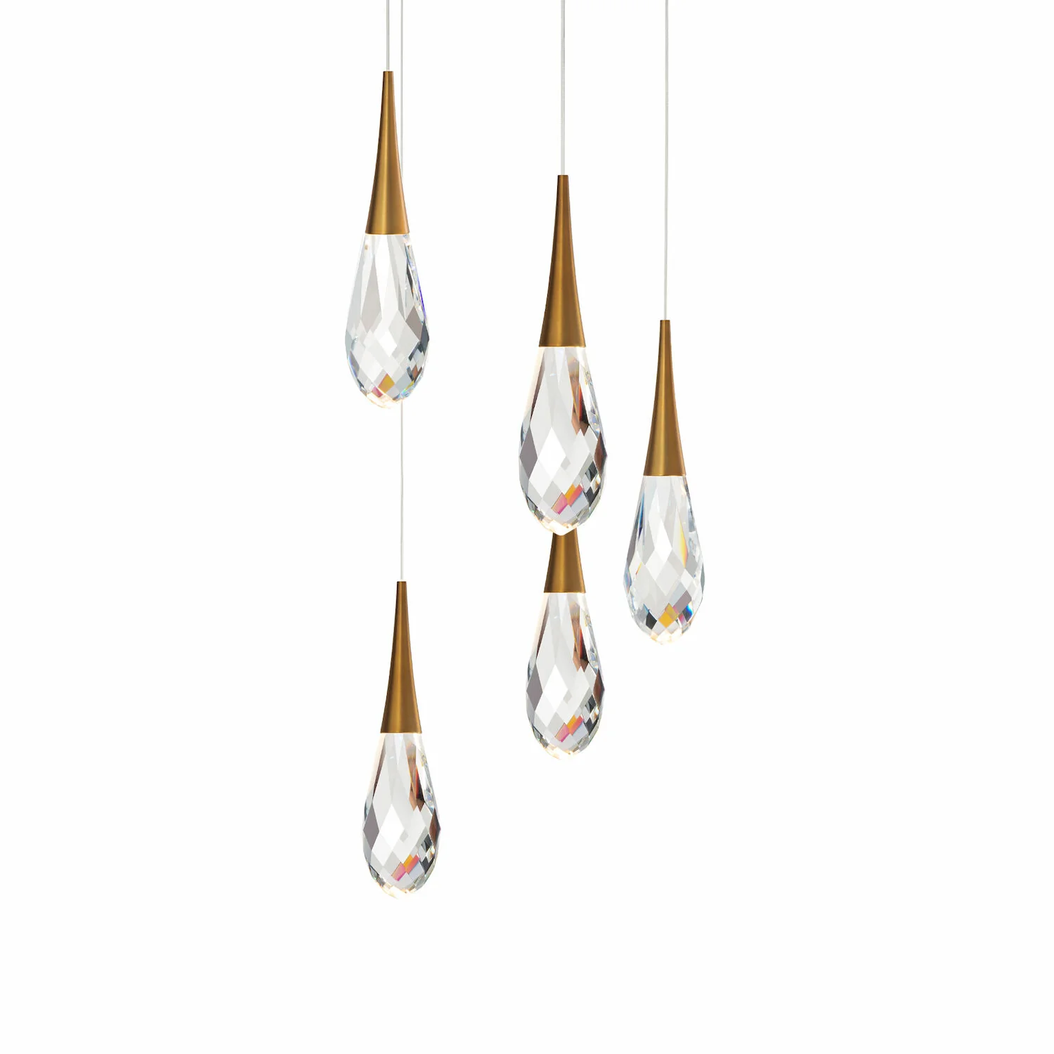 HIBISCUS 5 LIGHT LED MULTI-LIGHT PENDANT - Image 2