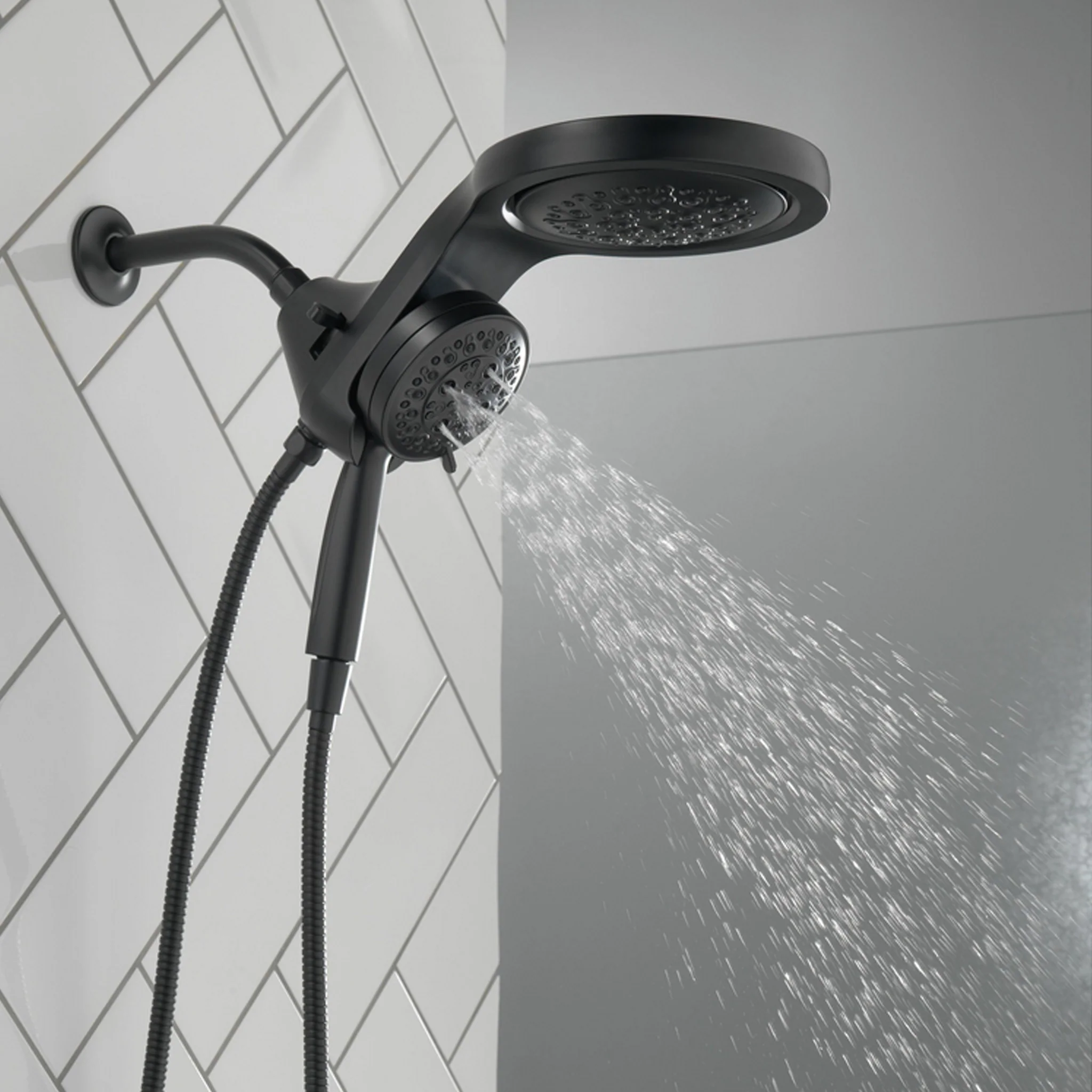 HYDRORAIN® H2OKINETIC® 5-SETTING TWO-IN-ONE SHOWER HEAD - Image 2