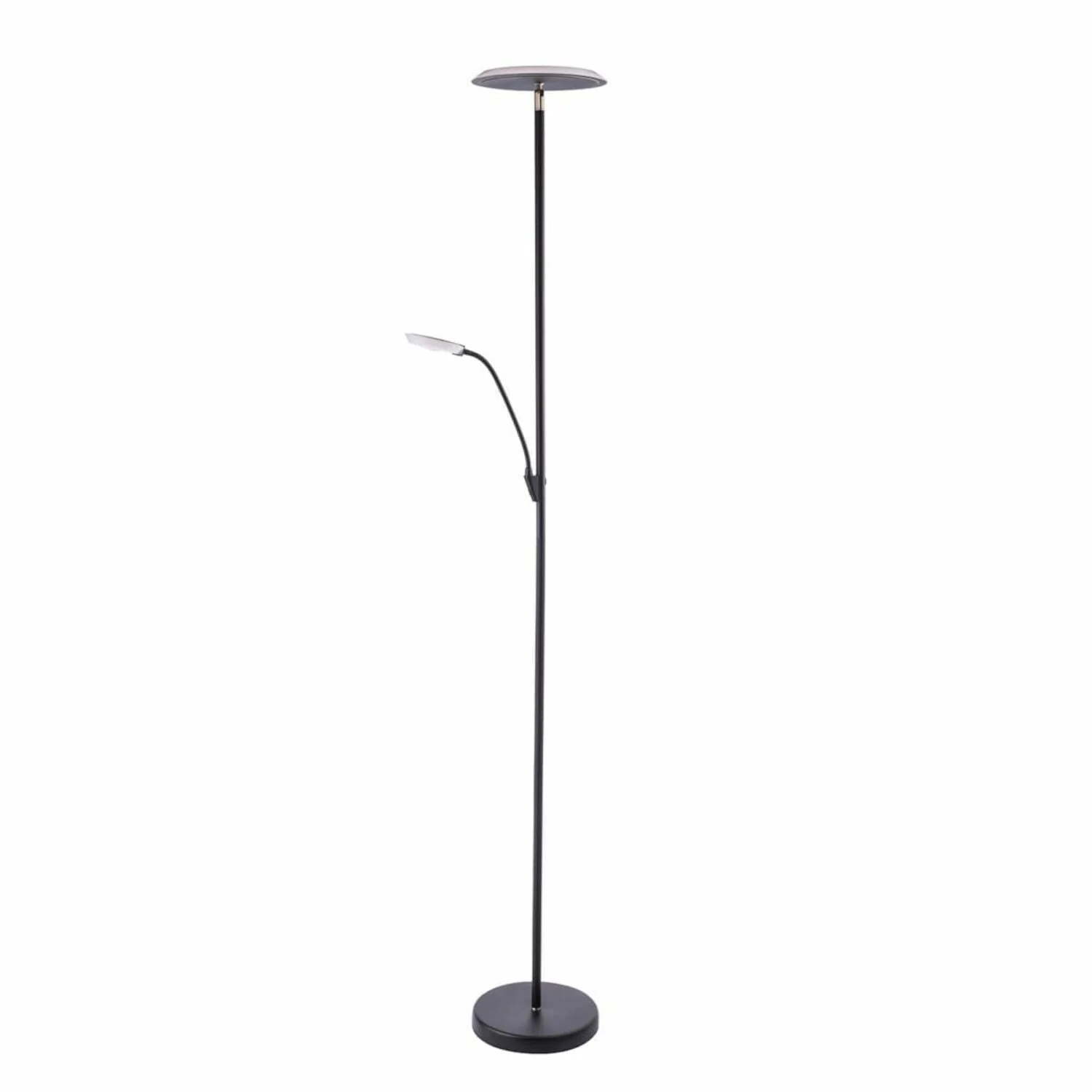 IGGY LED TORCHIERE FLOOR LAMP WITH READING LIGHT