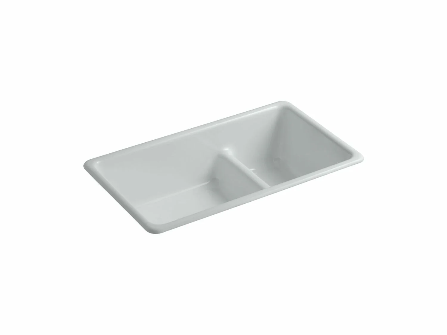 IRON/TONES® 33 X 18-3/4 X 9-5/8 INCHES TOP-/UNDER-MOUNT SMART DIVIDE® LARGE/MEDIUM KITCHEN SINK - Image 2
