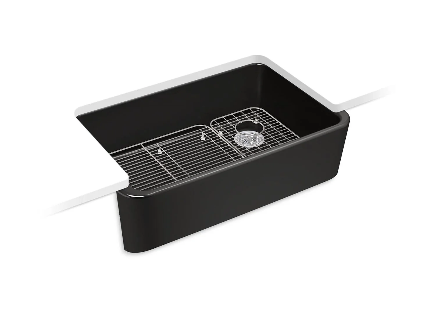 IRONRIDGE 34" UNDERMOUNT SINGLE-BOWL FARMHOUSE KITCHEN SINK - Image 3