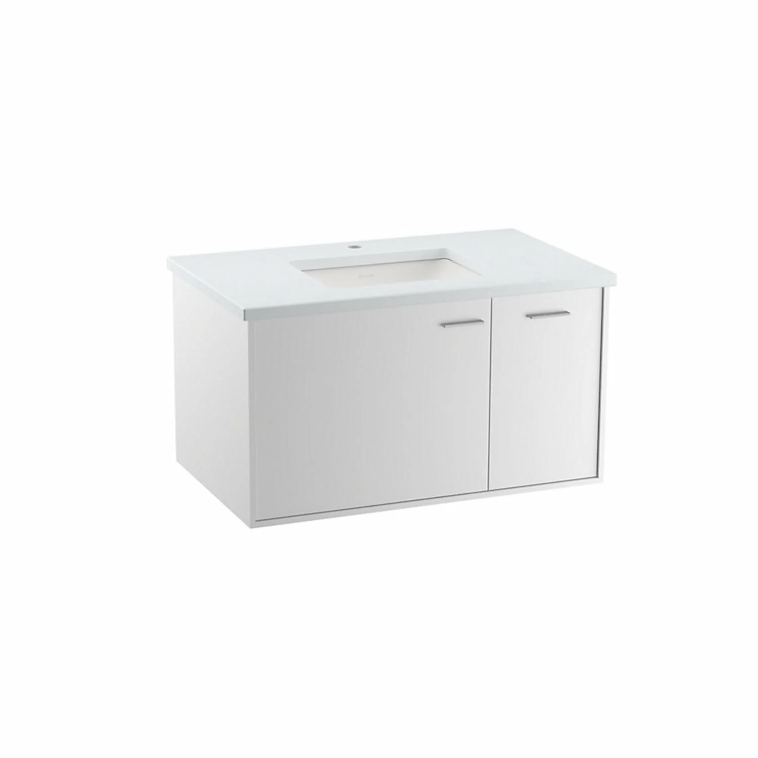JUTE 36" WALL HUNG BATHROOM VANITY CABINET (ONLY) - Image 3