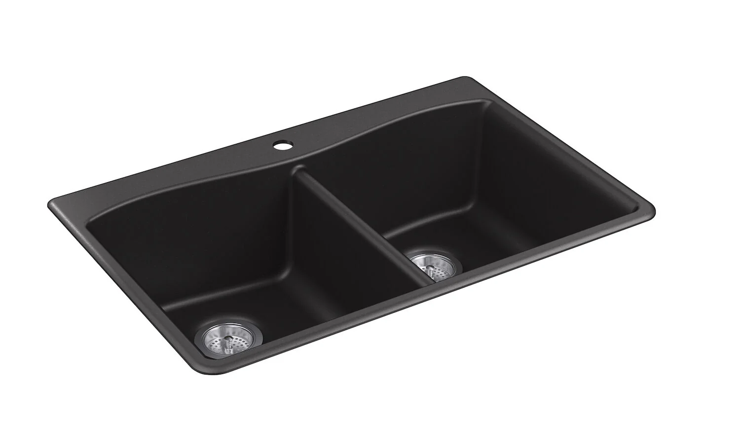 KENNONĀ® 33 X 22 X 9-5/8 INCHES NEOROCĀ® TOP-/UNDER-MOUNT DOUBLE-EQUAL KITCHEN SINK