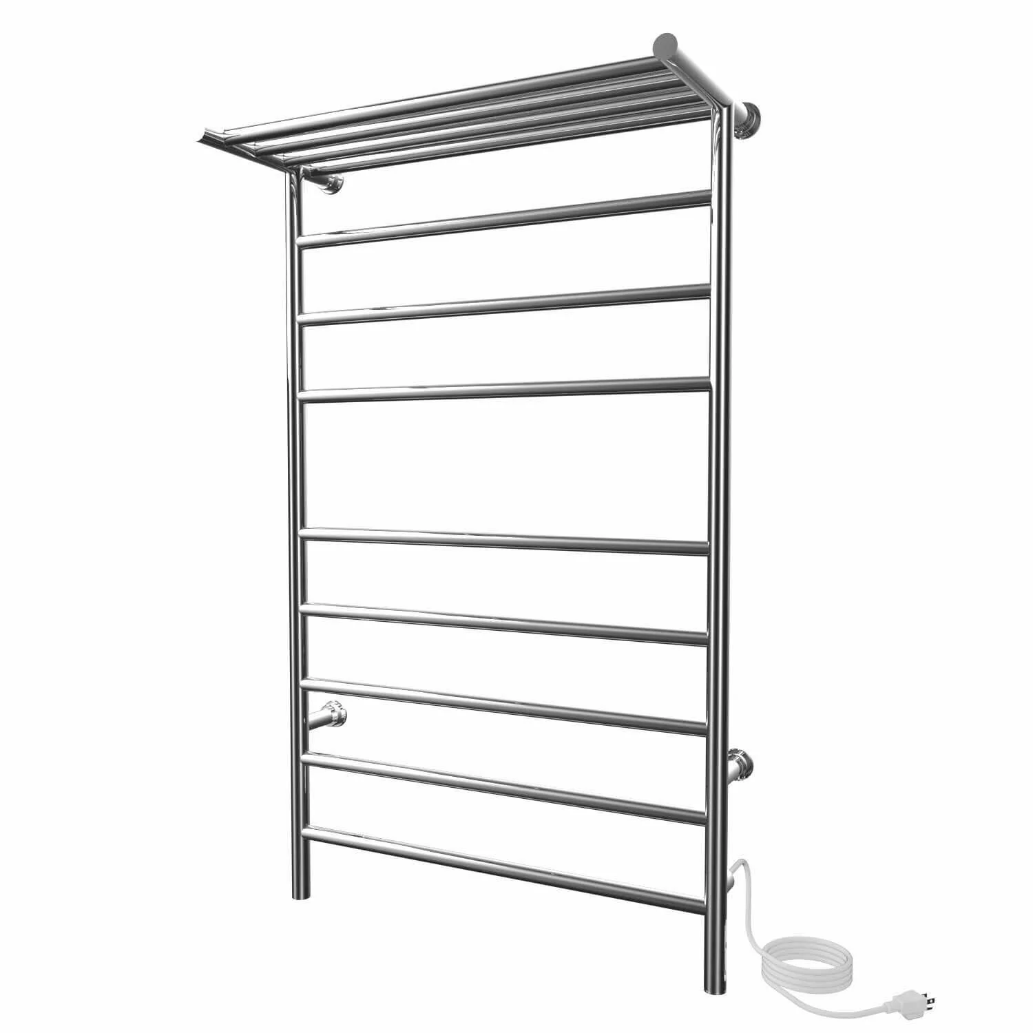 KONTOUR 24"X40" KONTOUR ANGLE TOWEL WARMER WITH SHELF