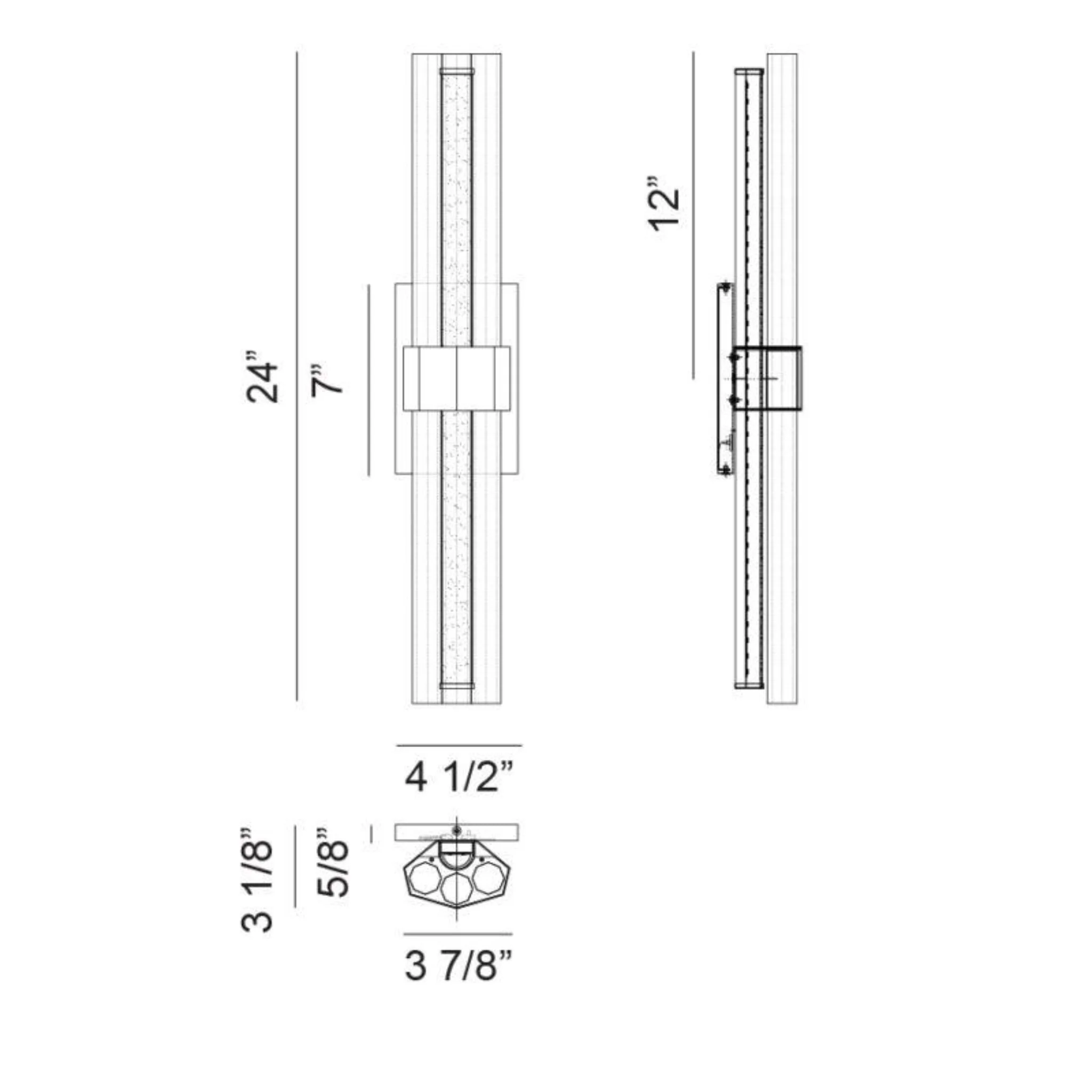 KRUSTALLOS 1-LIGHT LED WALL/VANITY SCONCE (MULTIPLE SIZES) - Image 10